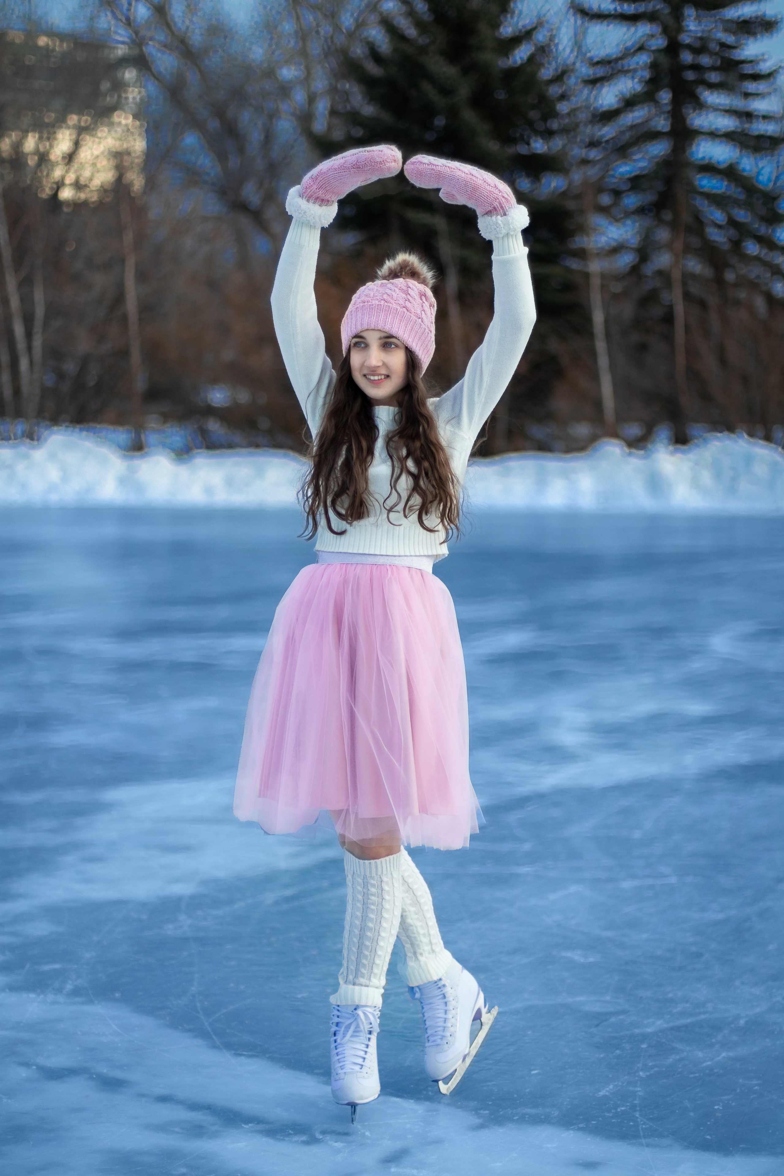 На катке. Фотограф Яна Галецкая в Гранд-Прери