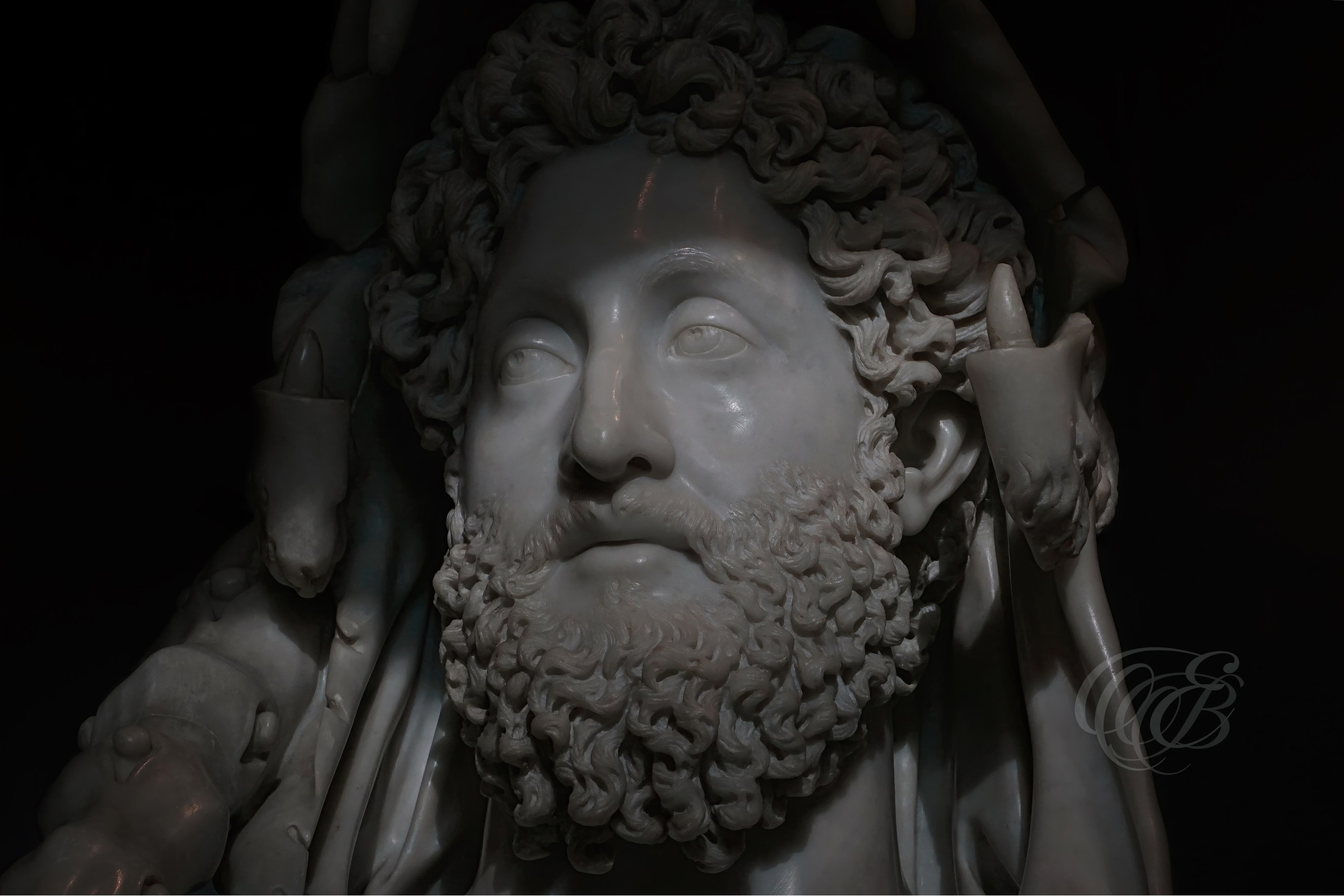 Rome Italy — Bust of Commodus as Hercules — Eduardo Bartoli Fine Art Photography — Photograph of the bust of Emperor Commodus portrayed as Hercules in Rome, Italy — photography by Eduardo Bartoli.