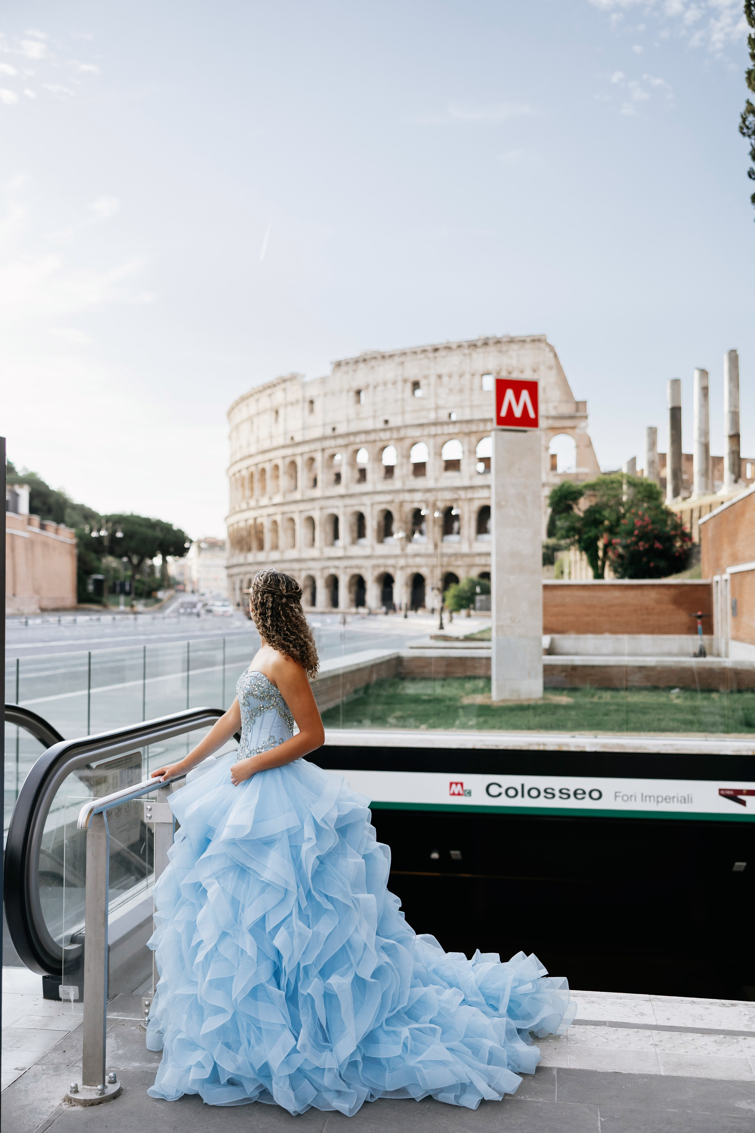 Quinceanera photoshoot for Kamila. Photographer in Rome