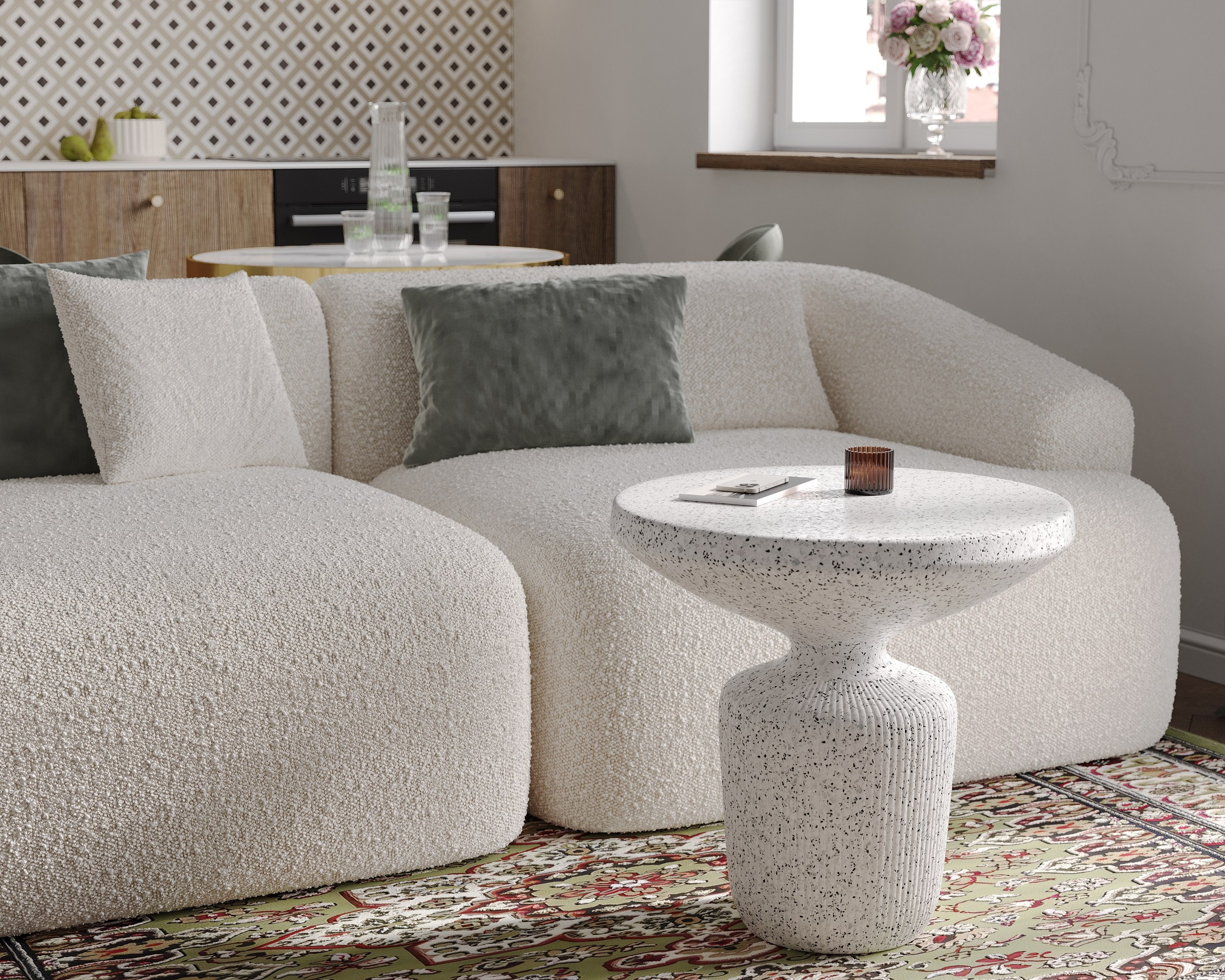 Flat of Gediminas. Simple Archs — high quality visualizations for your interior projects