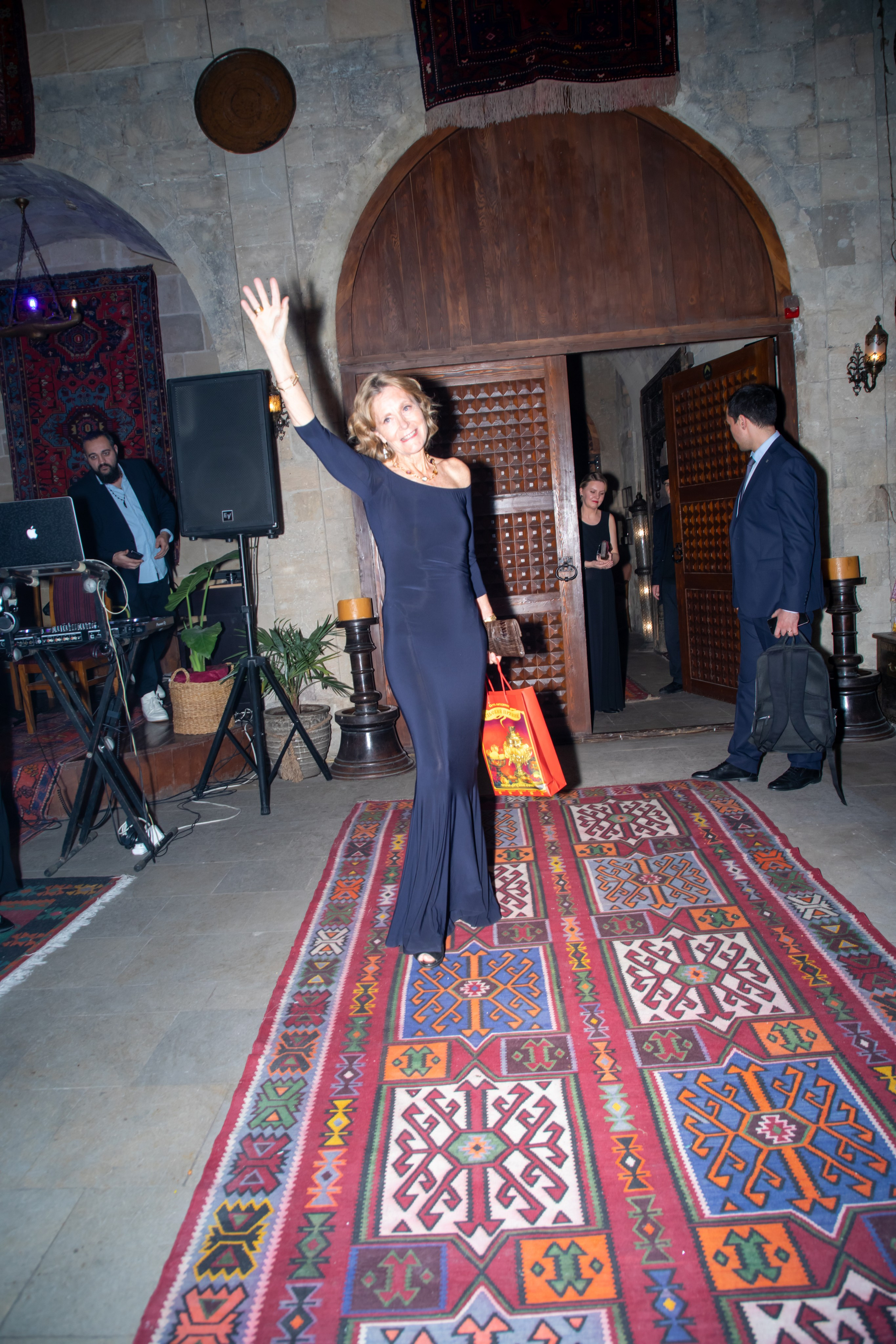 Gala-Dinner with the French Countess, the main etiquette expert Marie de Tilly. Baku Photographer