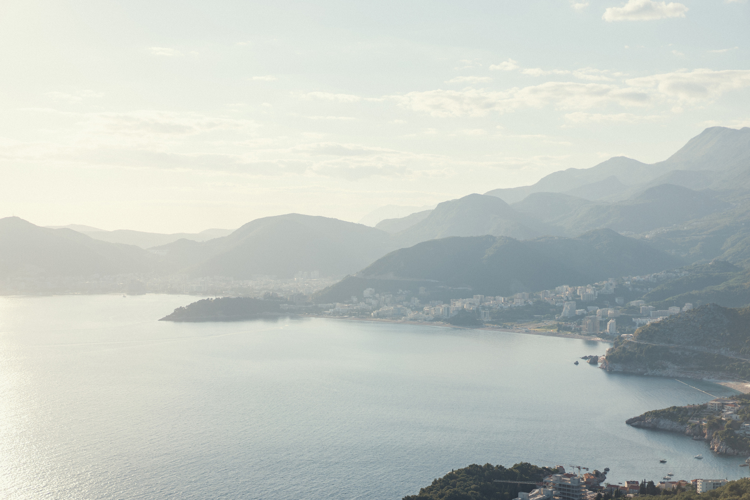 Sveti Stefan'da fotoğraf çekimi
