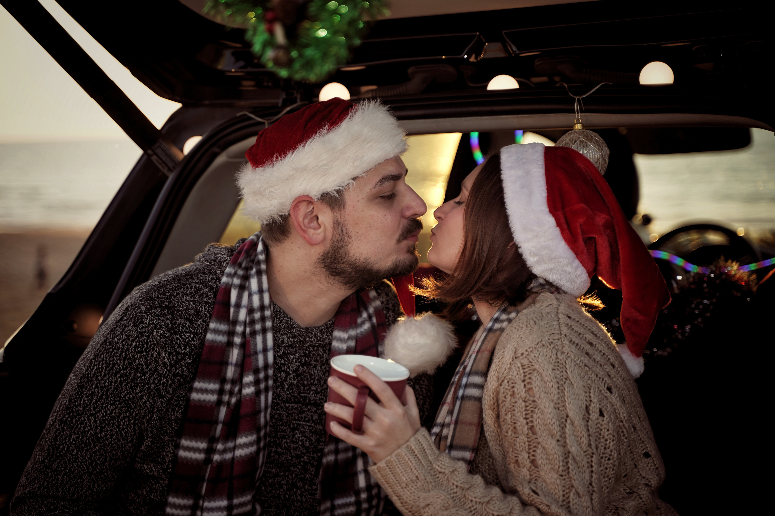Пикник на пляже в Новый Год. Фотограф. Визуал. Хайфа. Талья Цветкова