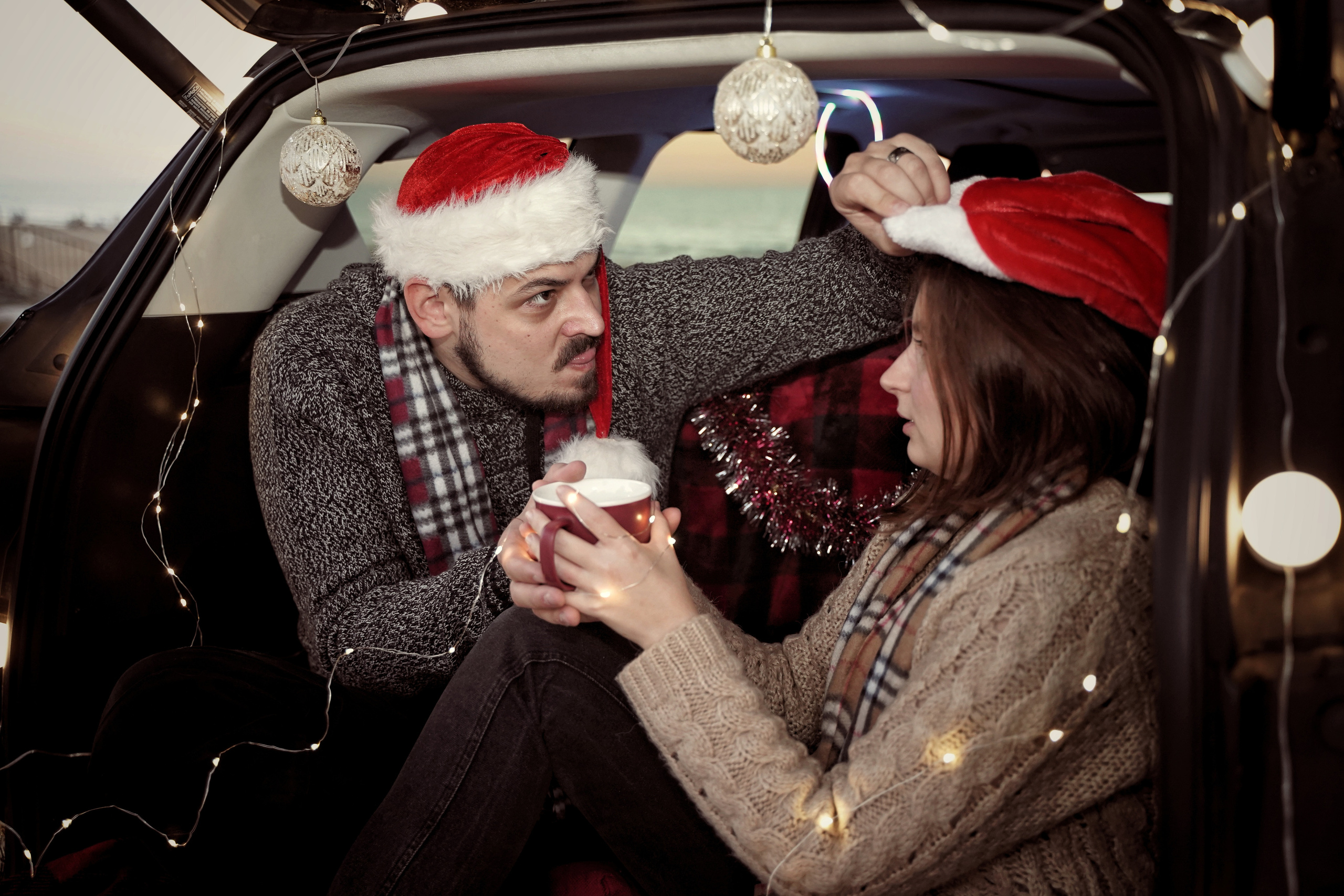 Пикник на пляже в Новый Год. Фотограф. Визуал. Хайфа. Талья Цветкова