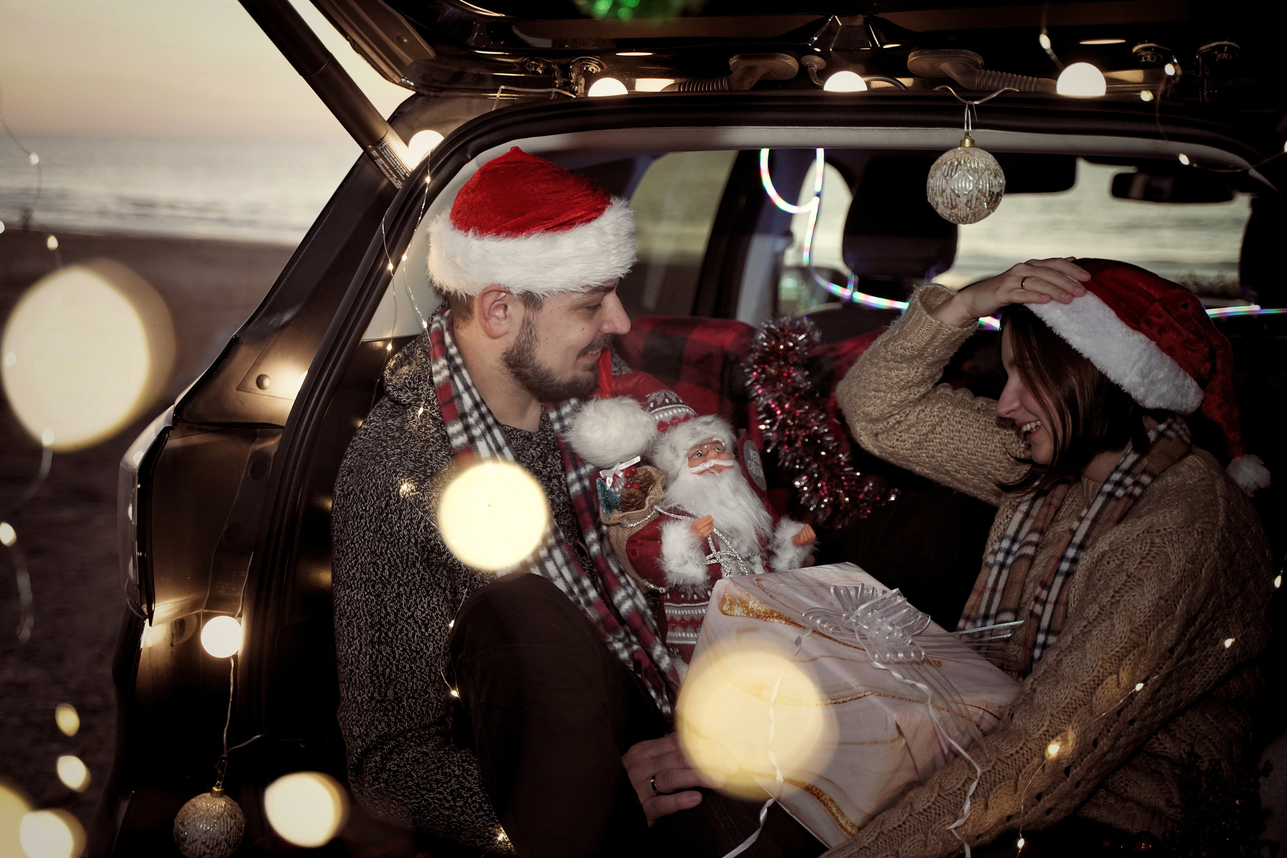 Пикник на пляже в Новый Год. Фотограф. Визуал. Хайфа. Талья Цветкова