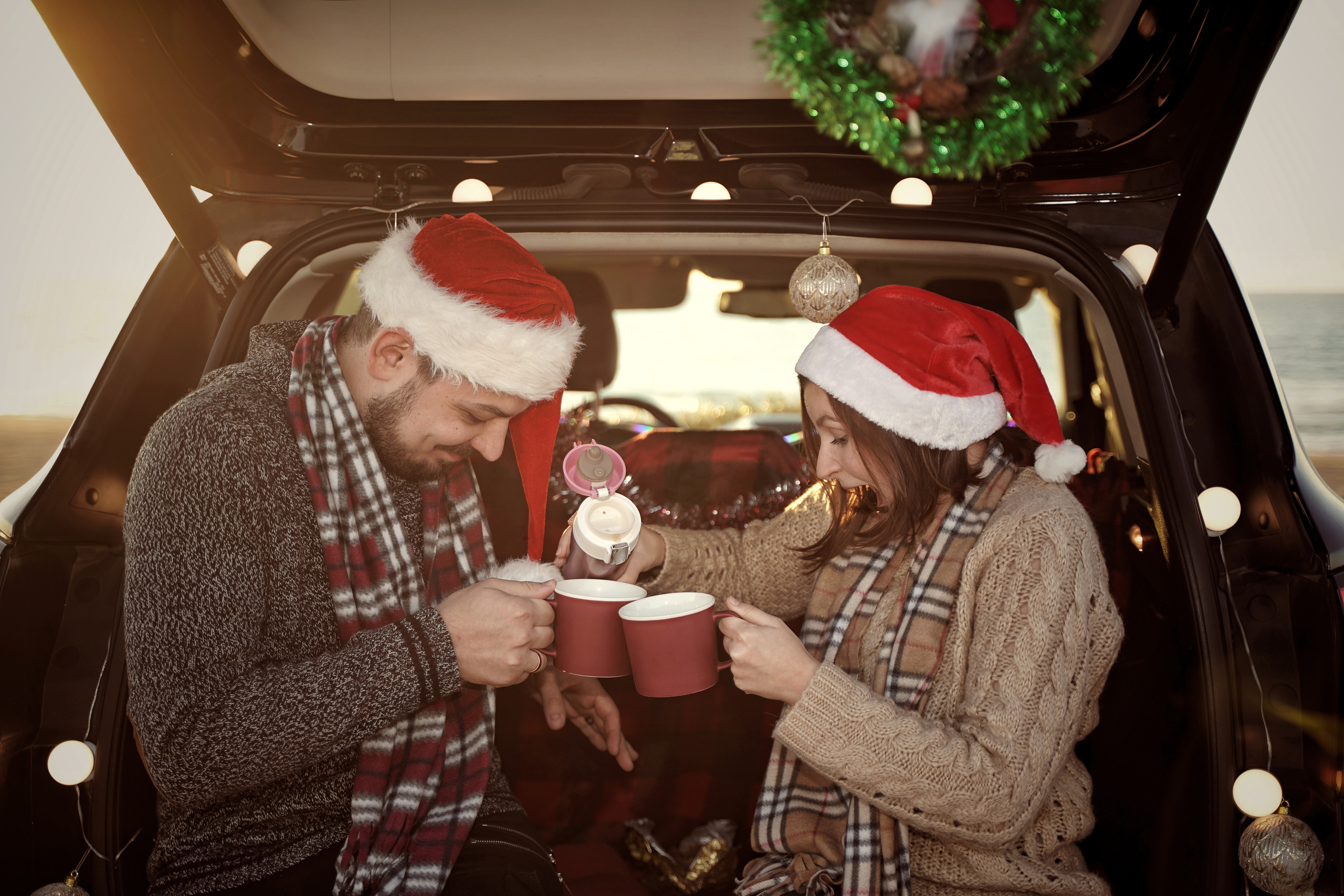 Пикник на пляже в Новый Год. Фотограф. Визуал. Хайфа. Талья Цветкова