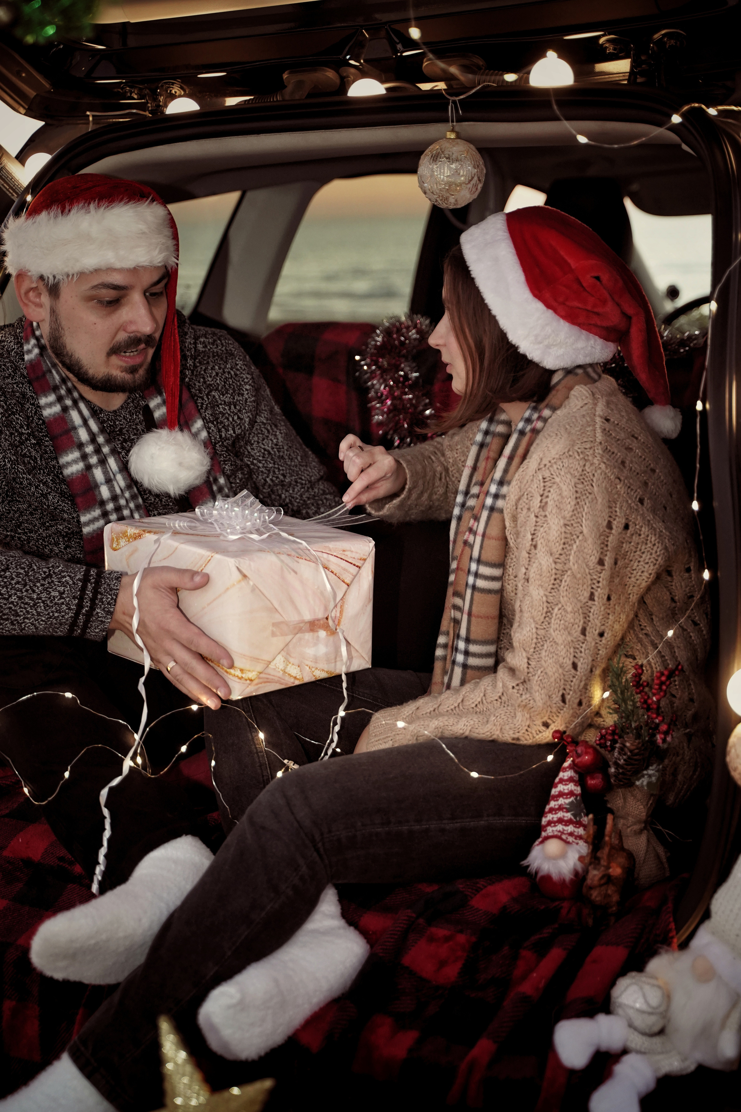 Пикник на пляже в Новый Год. Фотограф. Визуал. Хайфа. Талья Цветкова