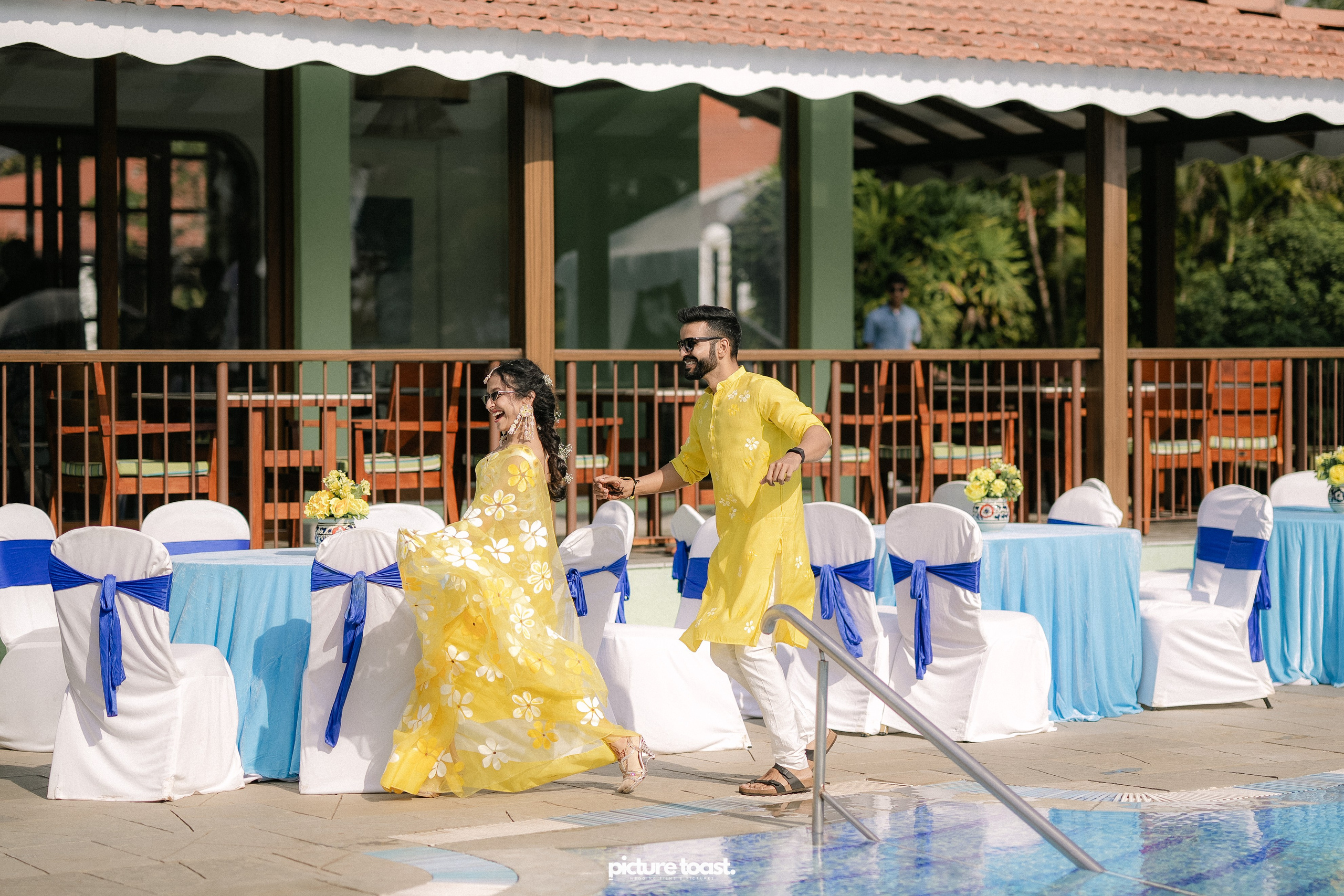 Haldi Hues Ft. Baebie & Goyal. Fine art Wedding Photographers in India & Canada