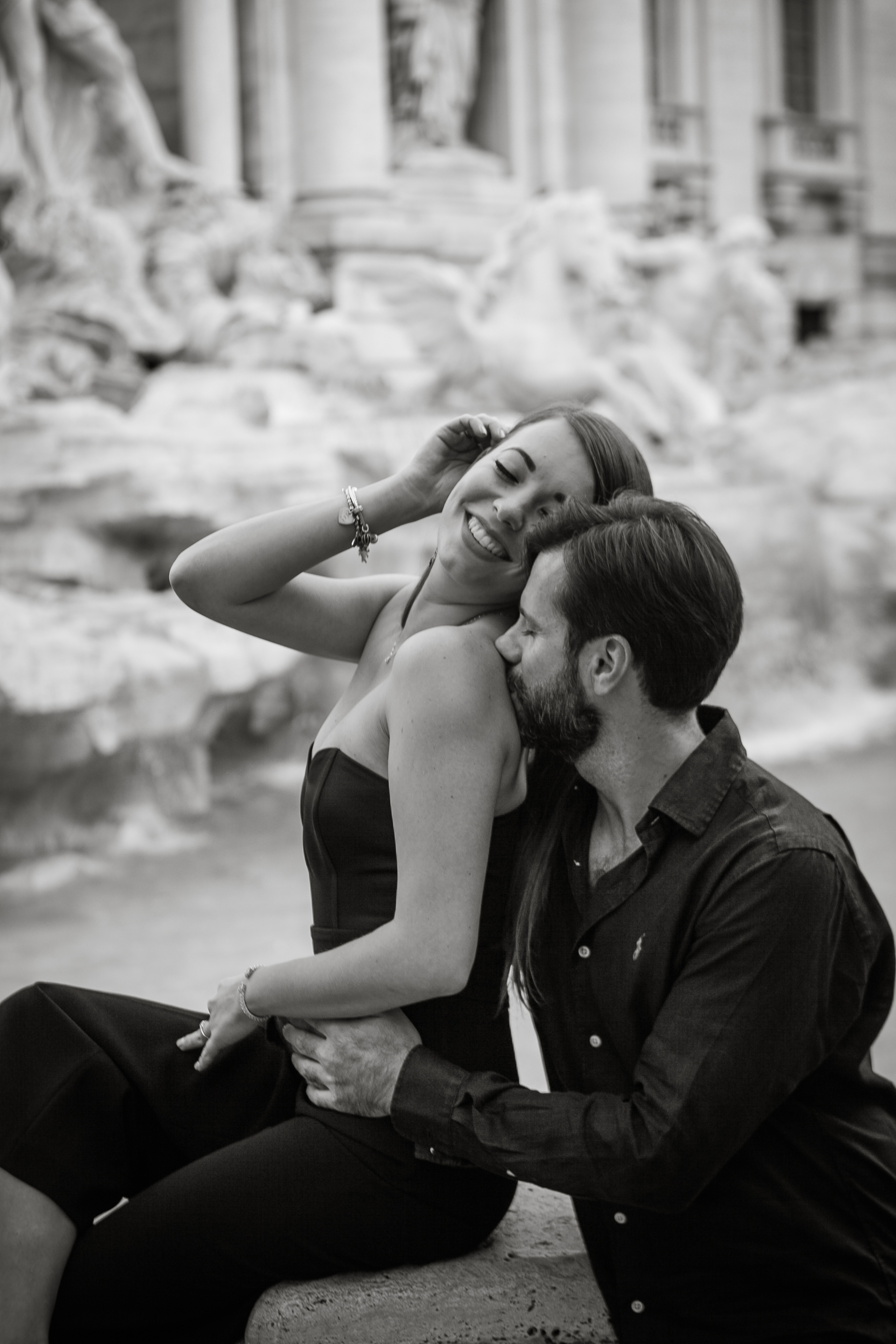 Irina and Francesco. Professional photographer based in Rome