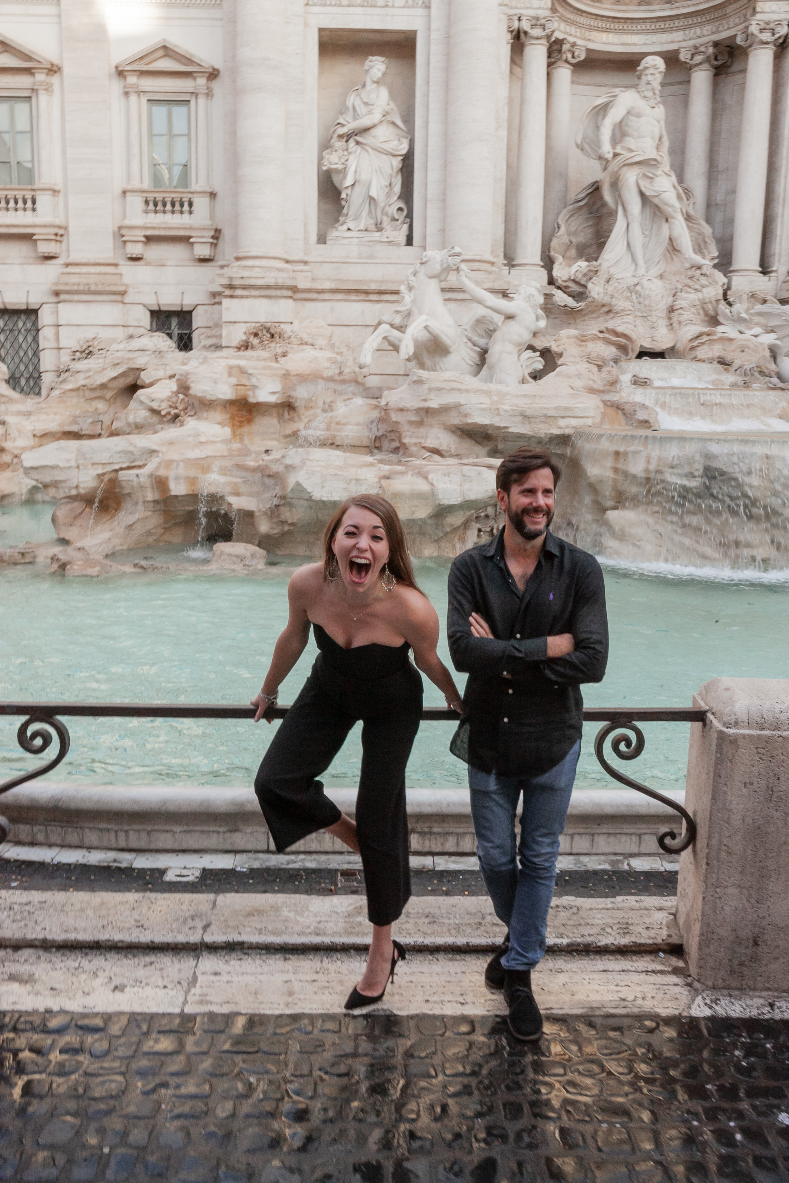 Irina and Francesco. Professional photographer based in Rome