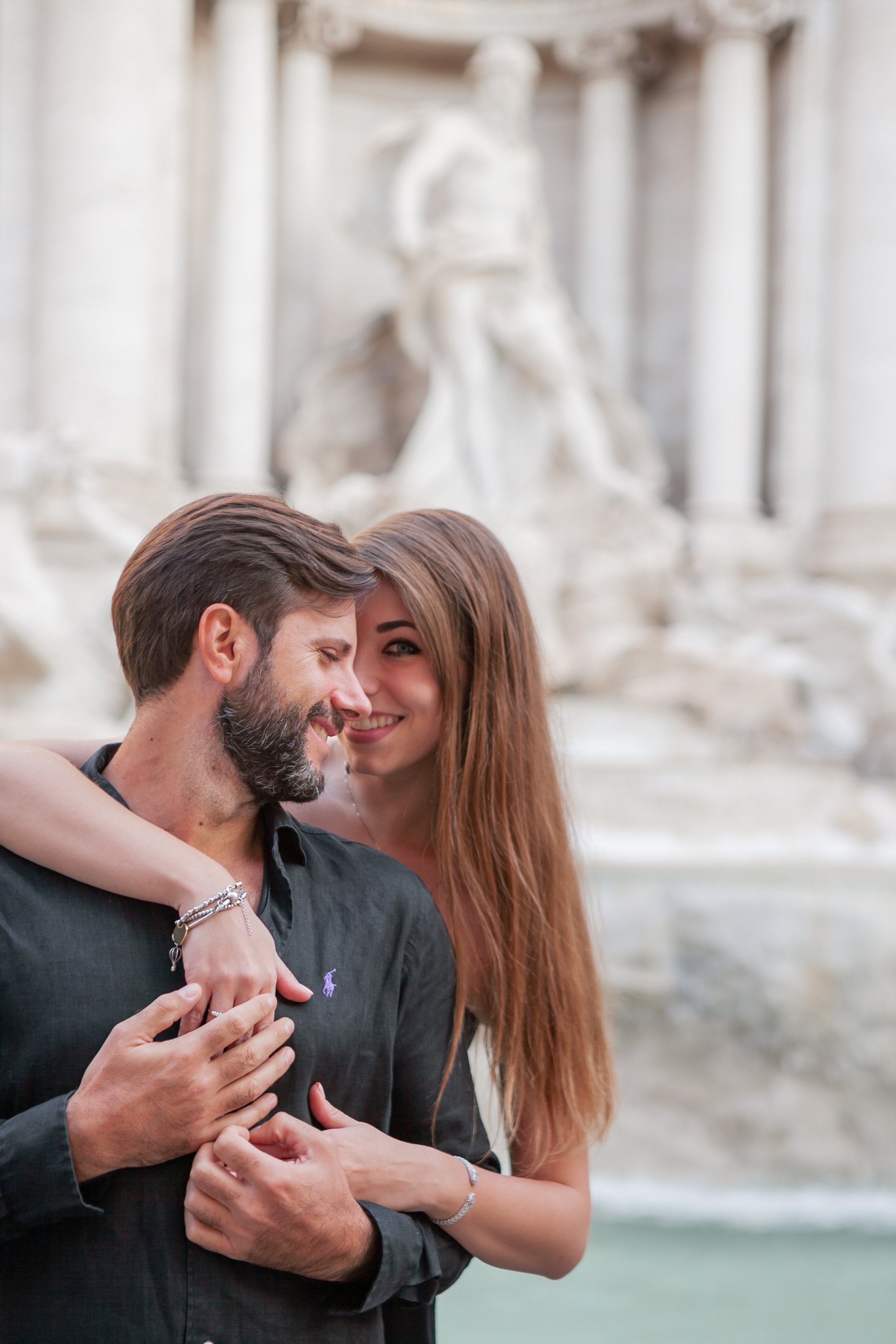 Irina and Francesco. Professional photographer based in Rome