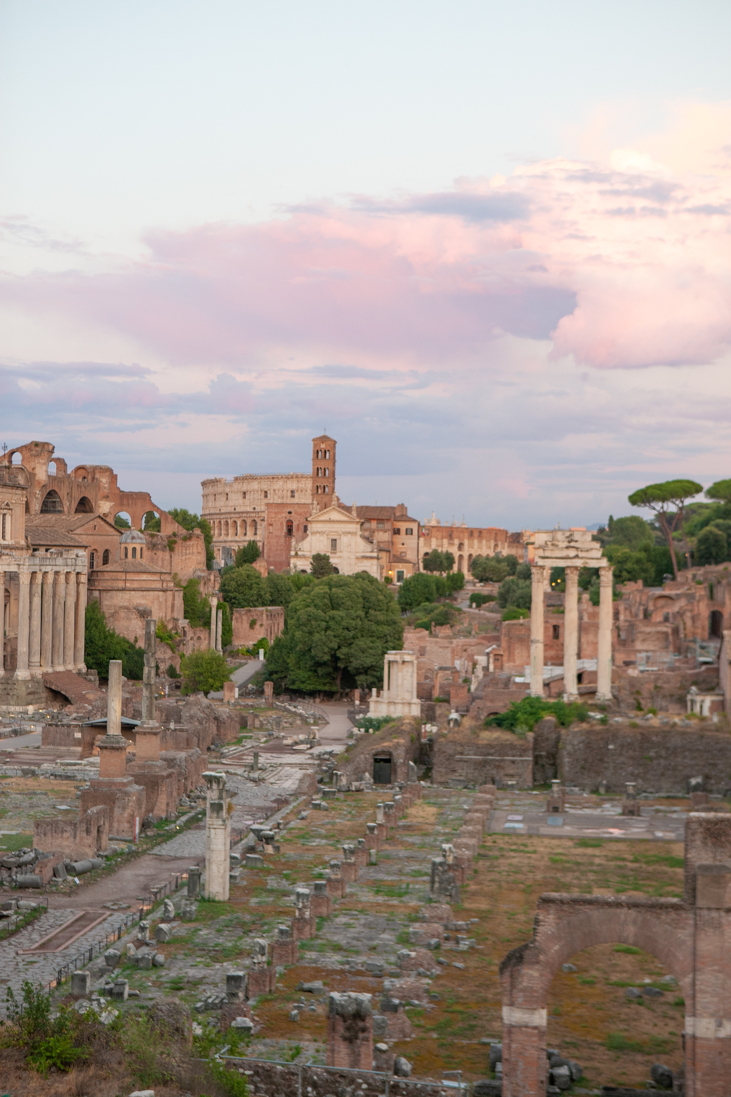 Sunset in Rome. Professional photographer based in Rome