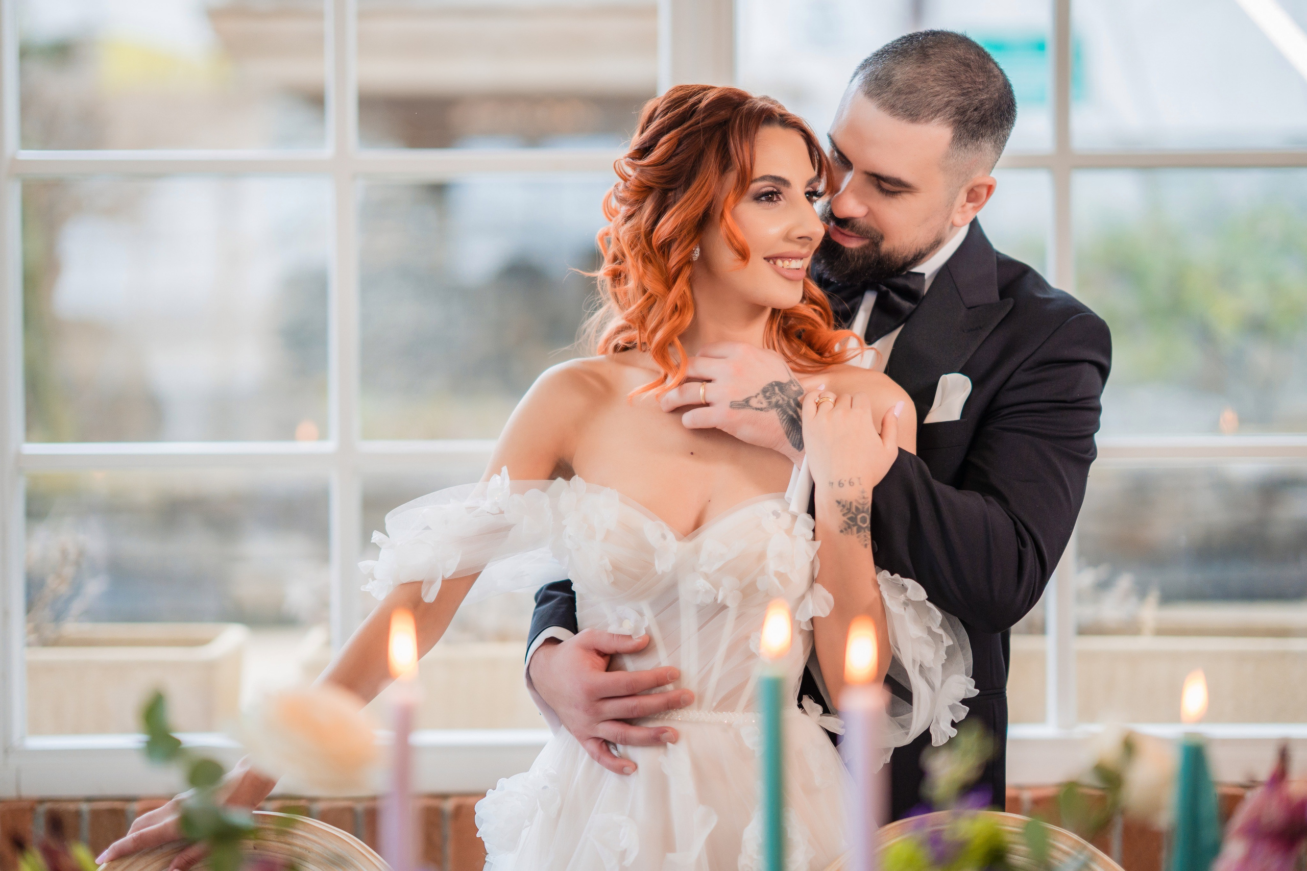 Emotii in fotografii in ziua nuntii