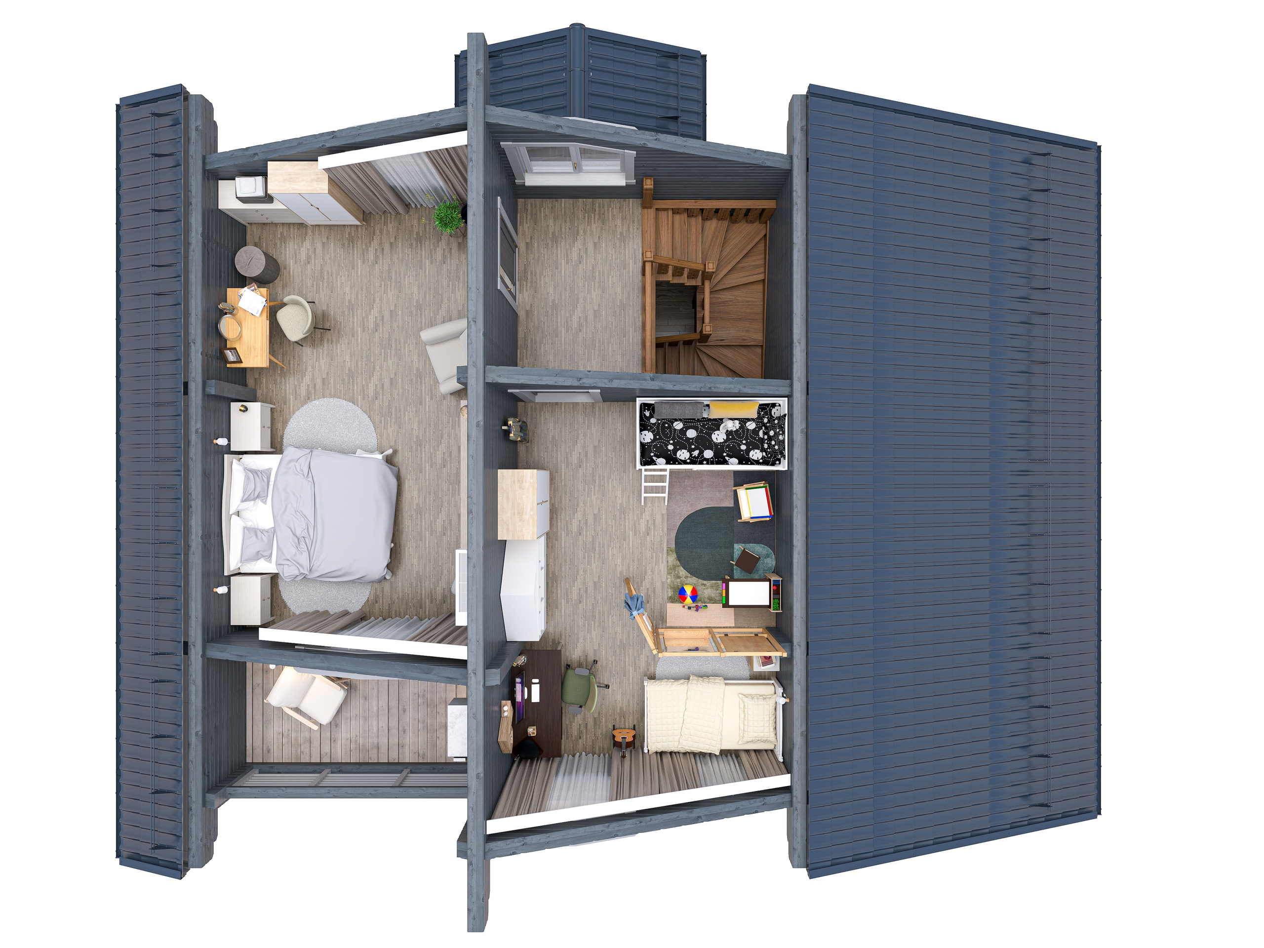 3D планировка дома. Дизайн и визуализация