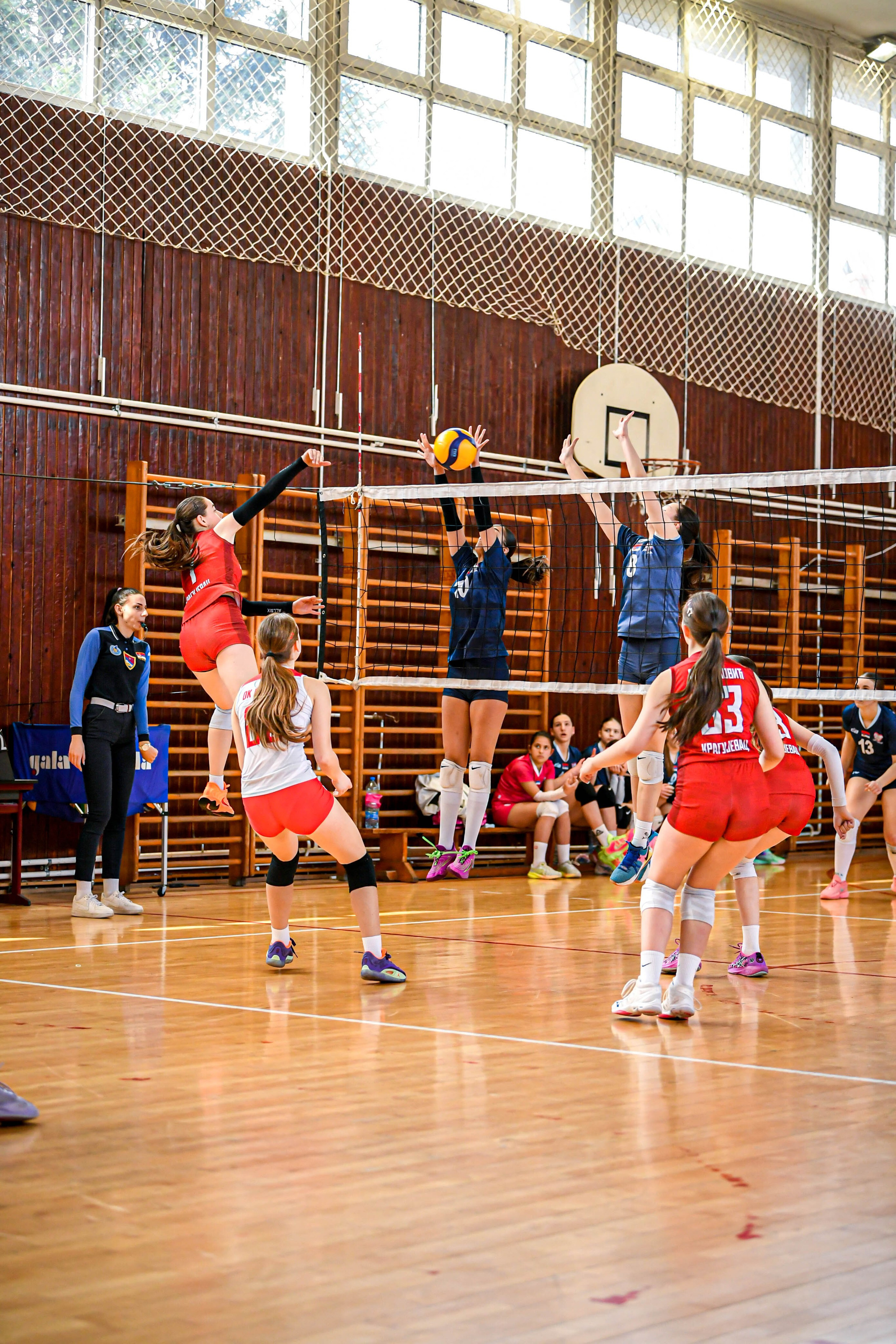 Odbojka 22.03.  Radnicki KG — BlockVolley JAG. Foto Simic Jagodina