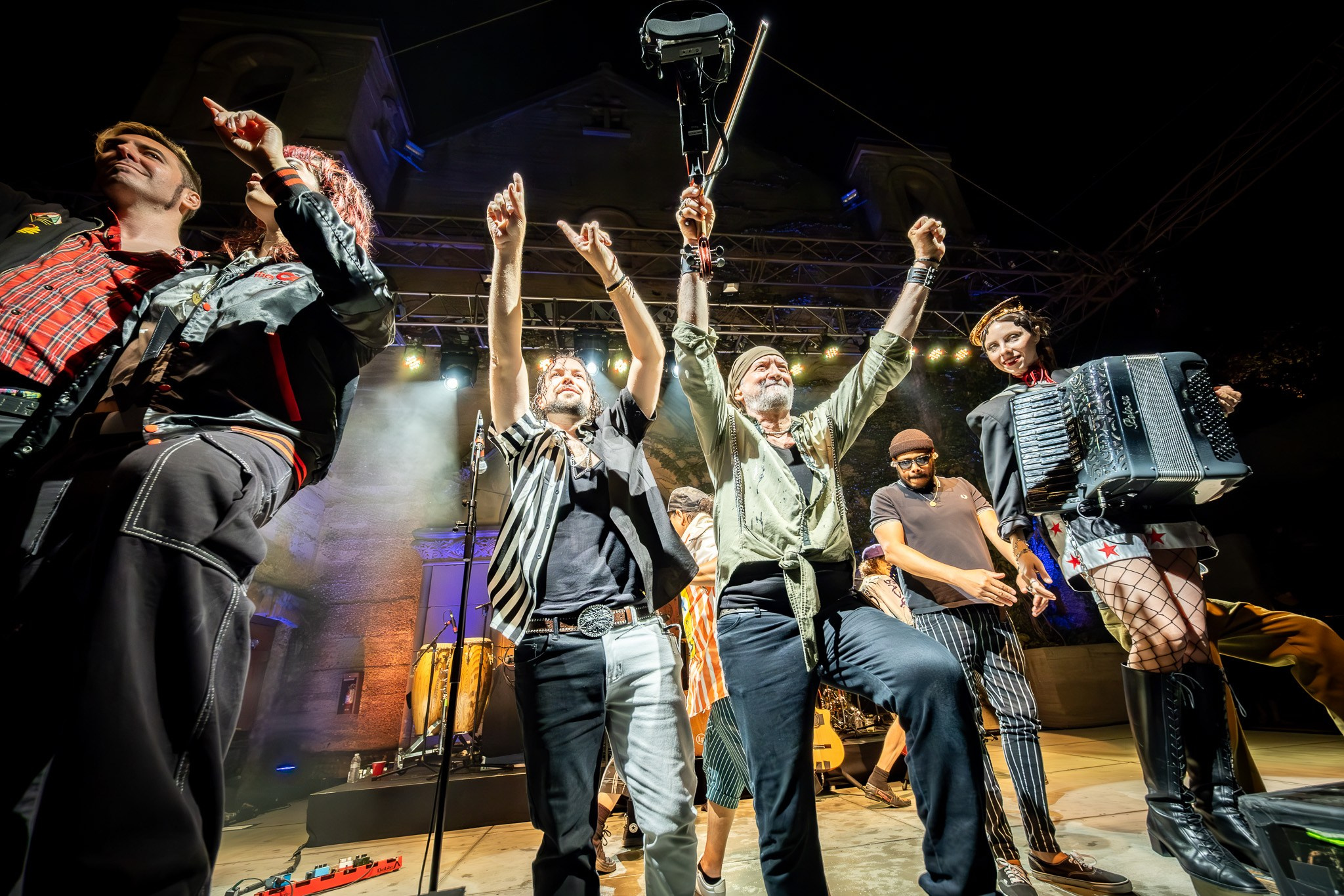 GOGOL BORDELLO / SARATOGA / CA. Reportage concert portrait photography in the San Francisco Bay Area