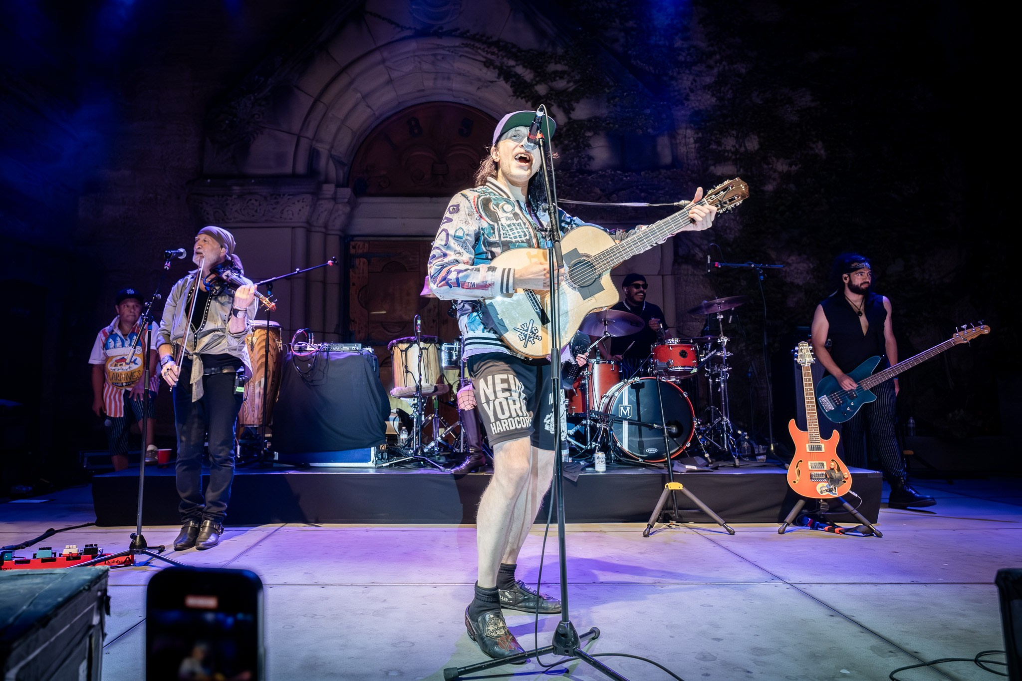 GOGOL BORDELLO / SARATOGA / CA. Reportage concert portrait photography in the San Francisco Bay Area