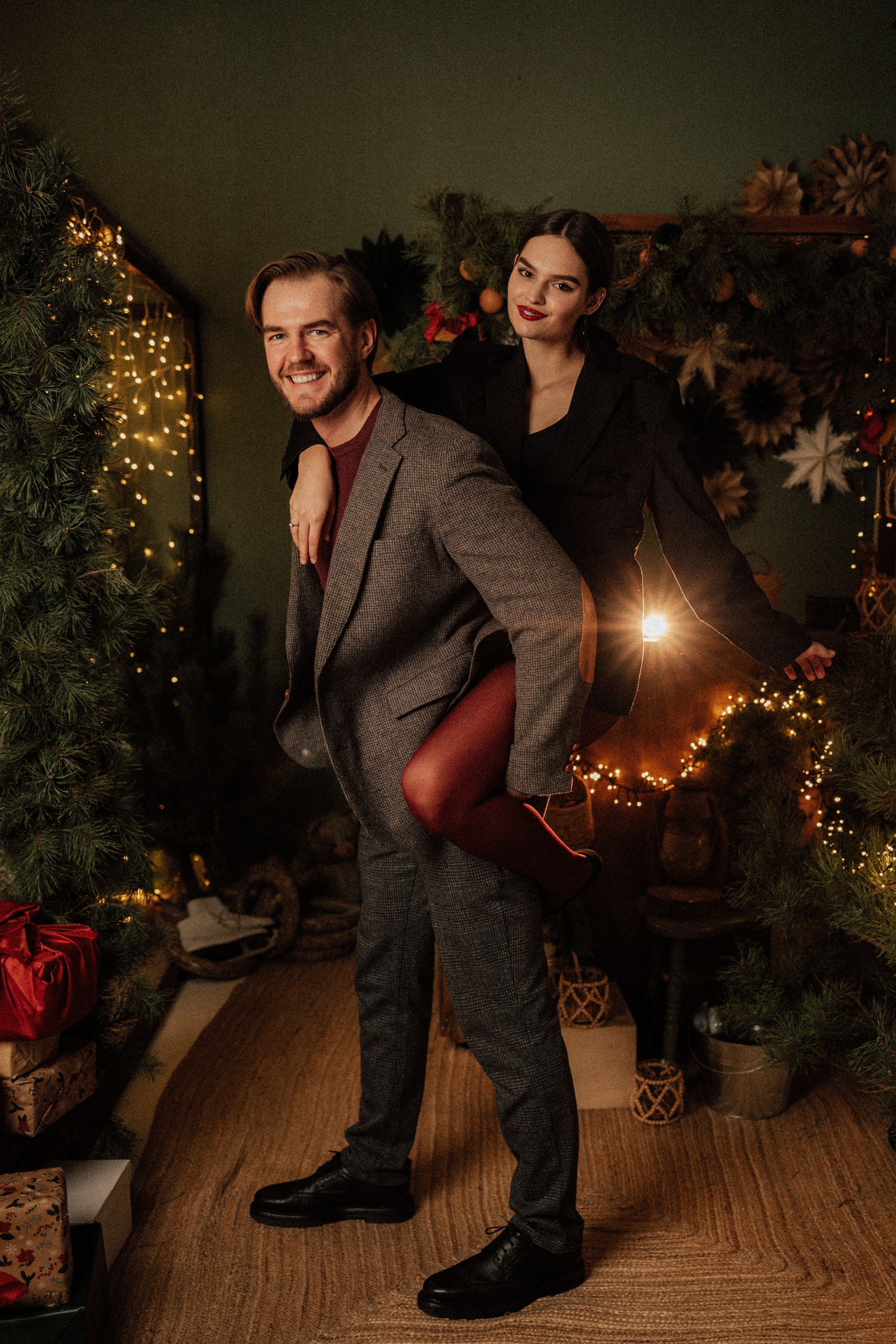 Christmas photoshoot. Destination wedding and fashion photographer in Riga Igor Davidovich