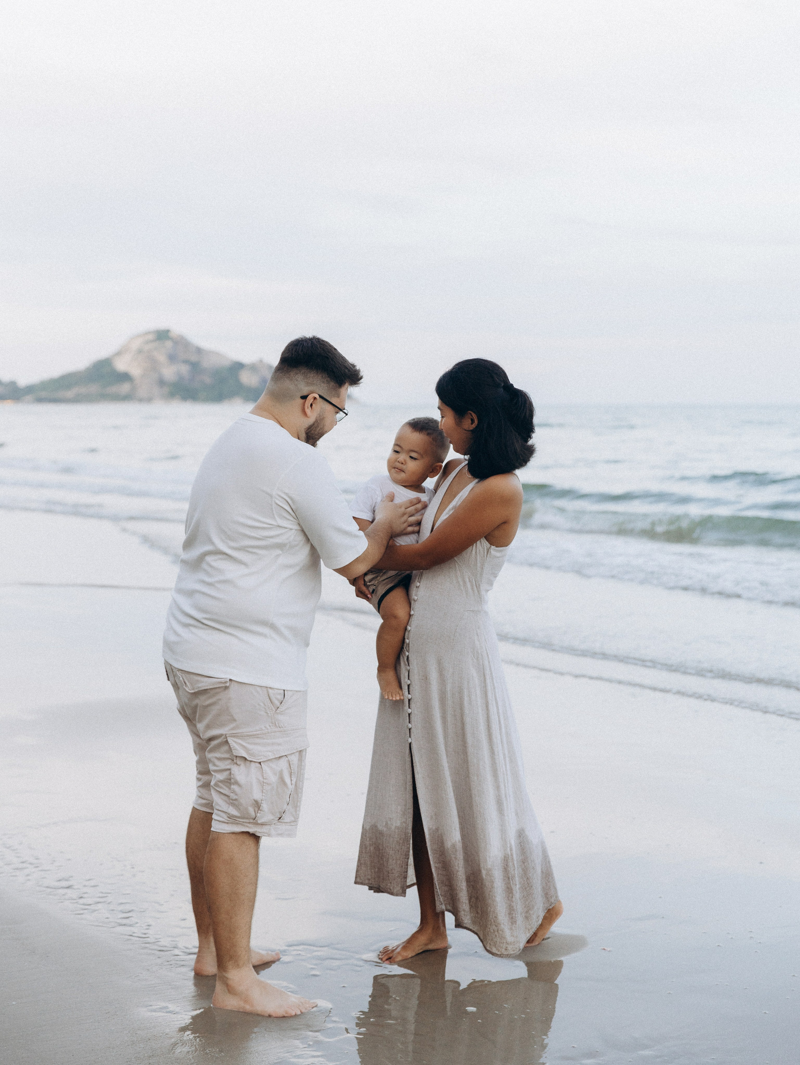 At the beach. Family and wedding photographer in Bangkok, Thailand