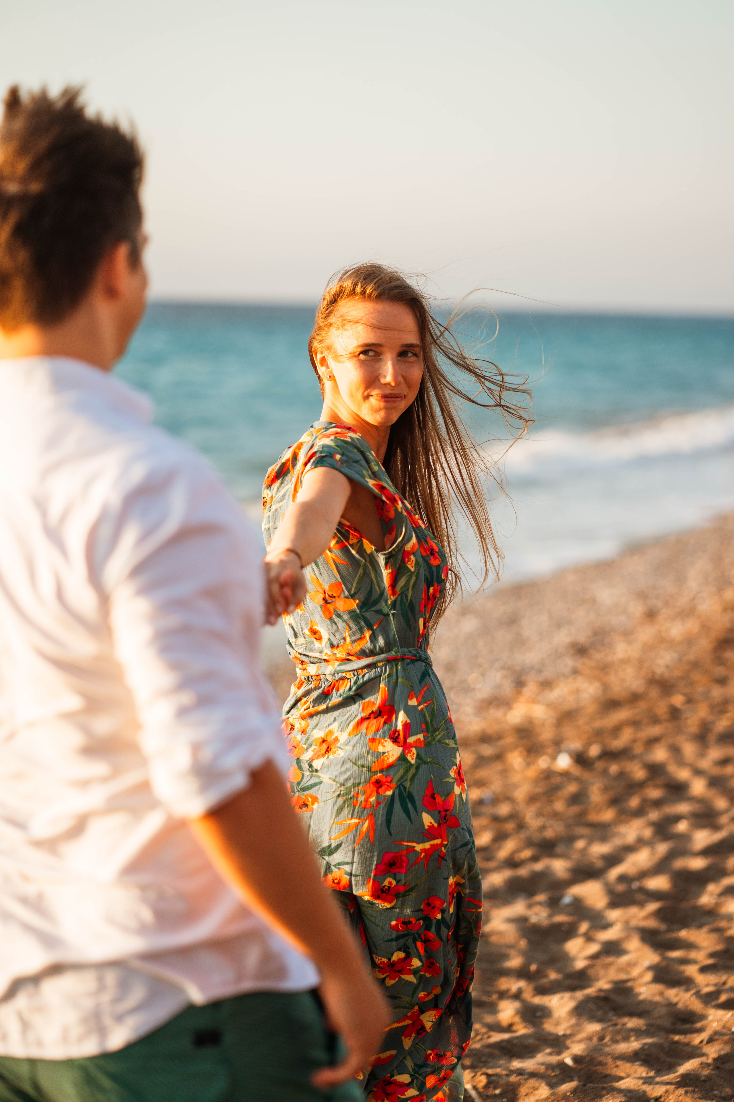 Laura and Tom. Photographer at Santorini