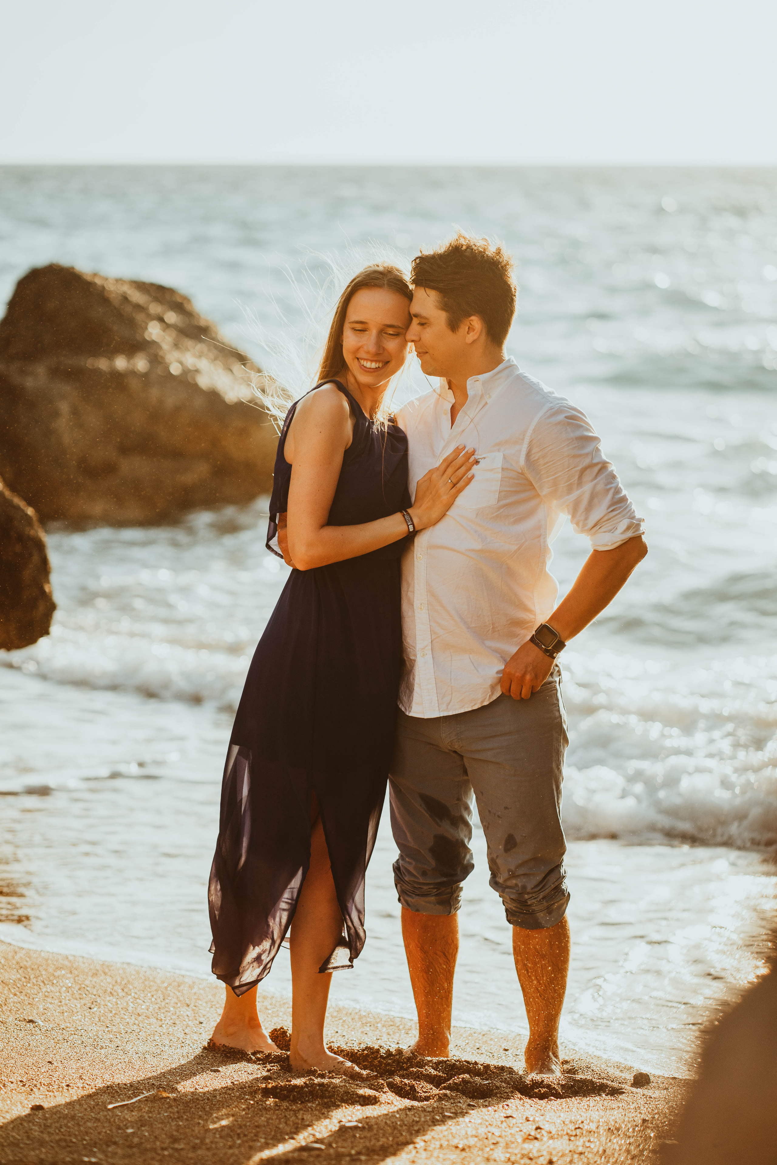 Laura and Tom. Photographer at Santorini