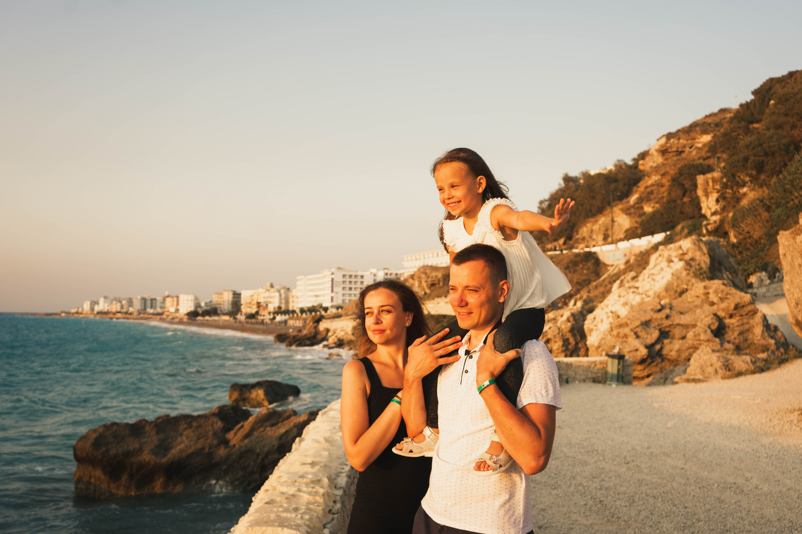 Валентина, Руслан и их прекрасная дочь Мария. Фотограф в Греции на Родосе Александра Макиди