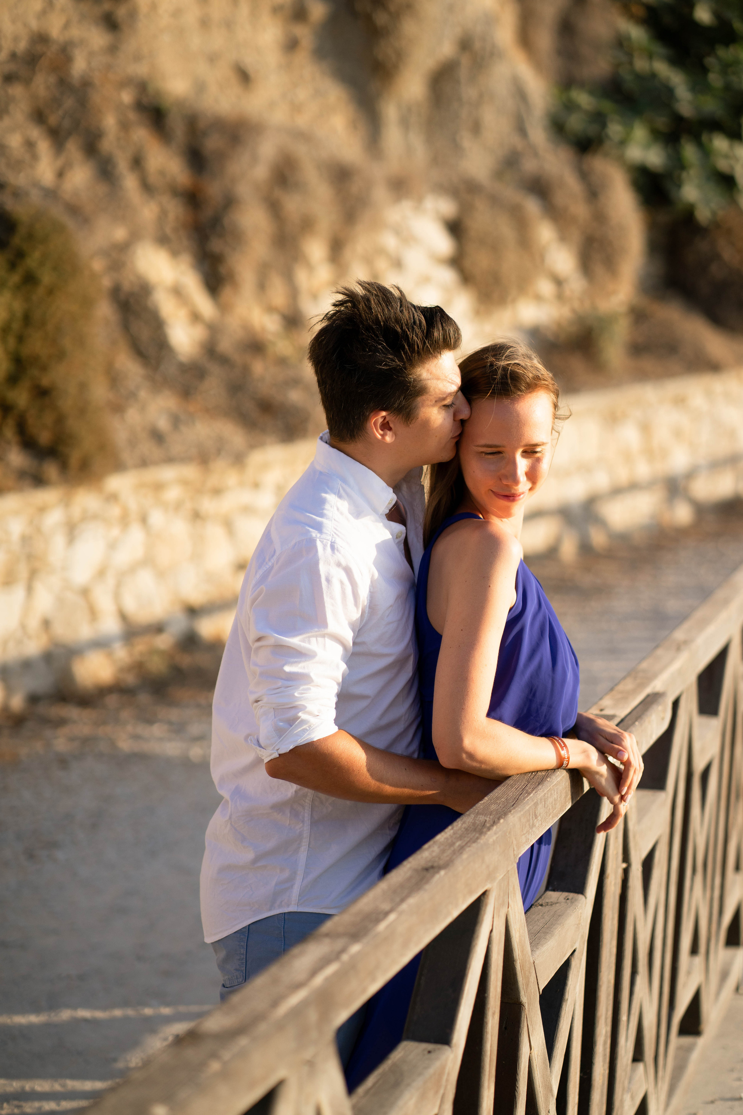 Laura and Tom. Photographer at Santorini