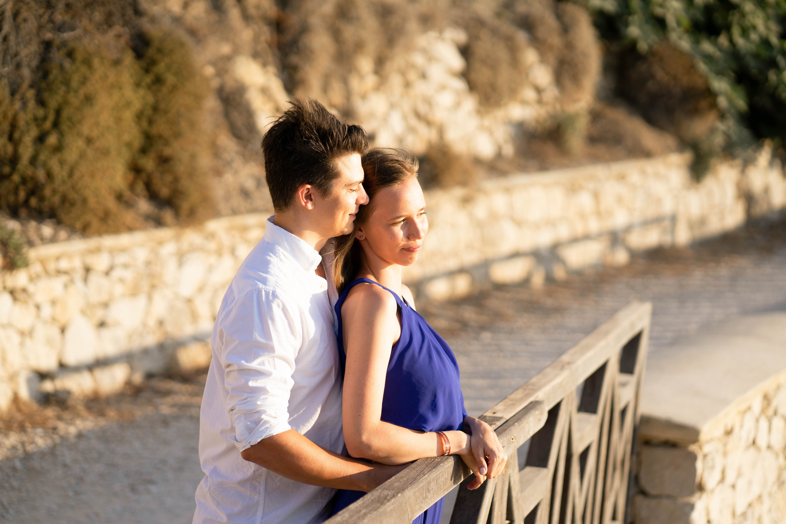 Laura and Tom. Photographer at Santorini
