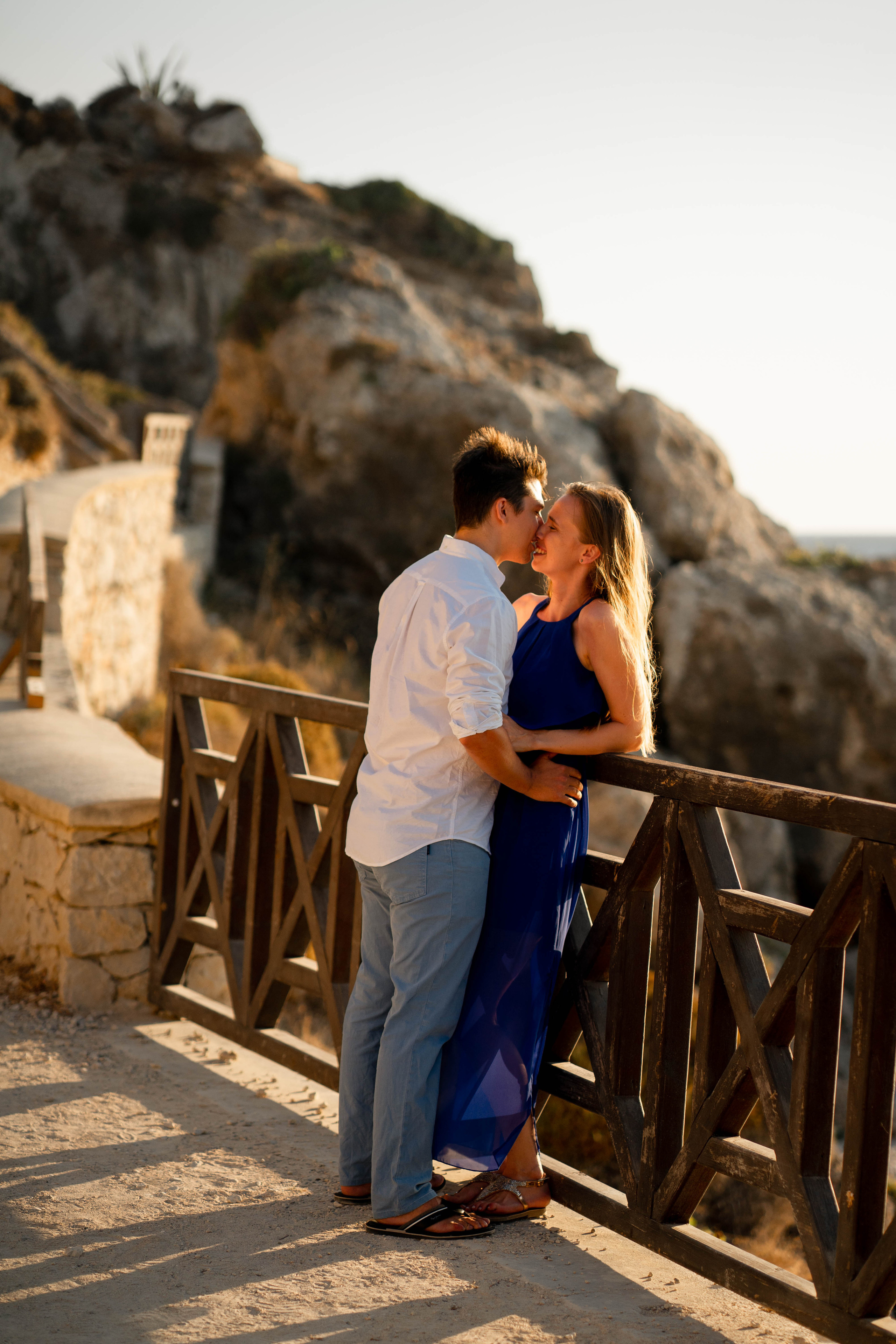 Laura and Tom. Photographer at Santorini
