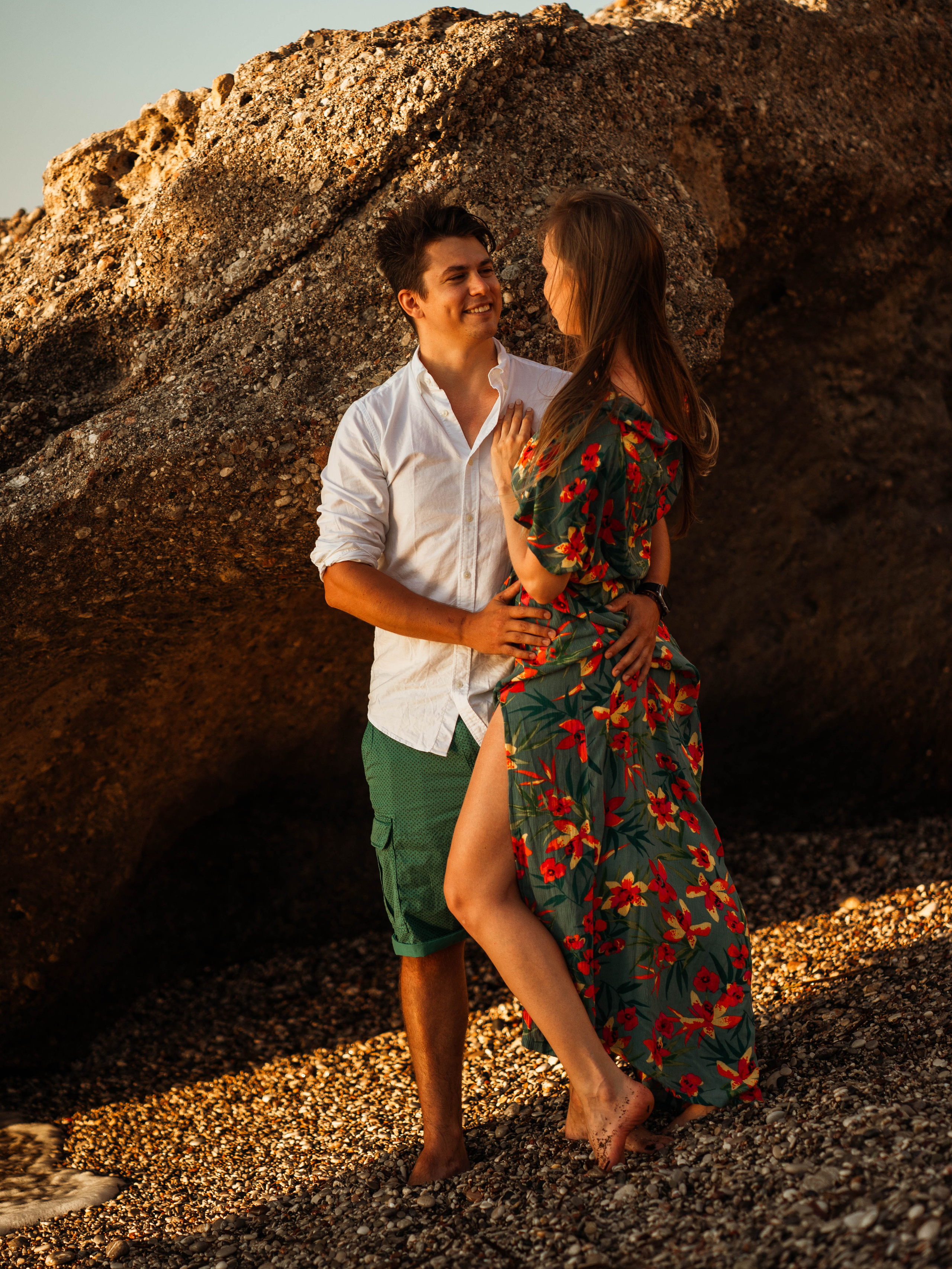 Laura and Tom. Photographer at Santorini