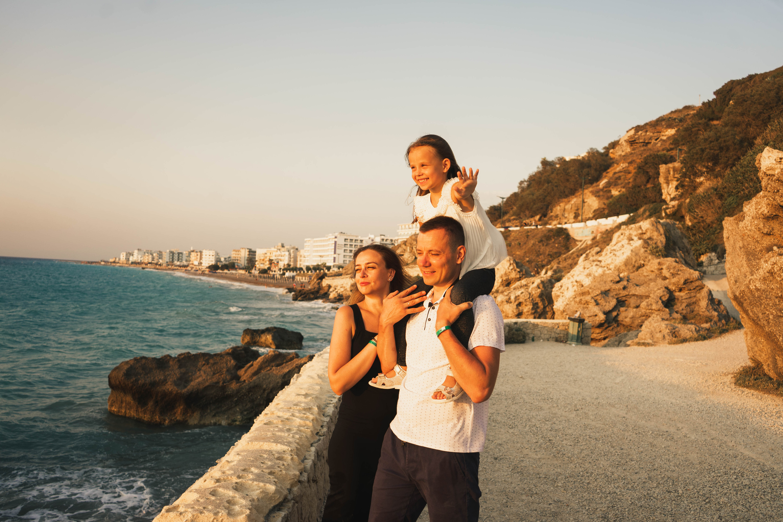 Валентина, Руслан и их прекрасная дочь Мария. Фотограф в Греции на Родосе Александра Макиди