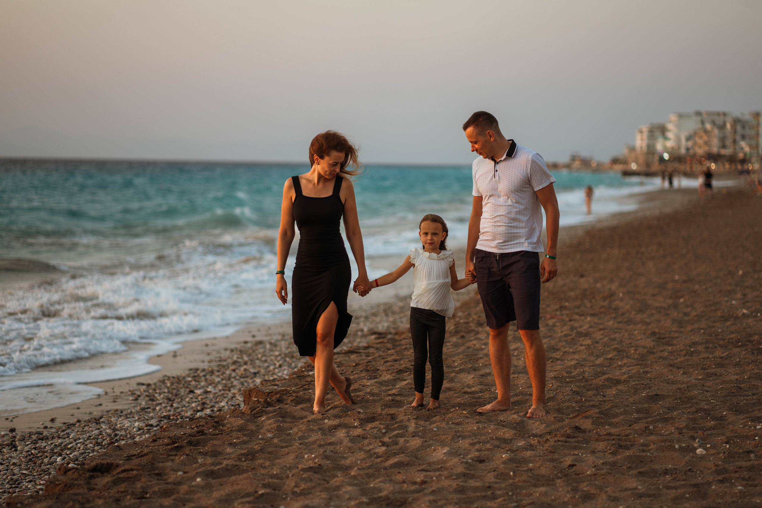 Валентина, Руслан и их прекрасная дочь Мария. Фотограф в Греции на Родосе Александра Макиди