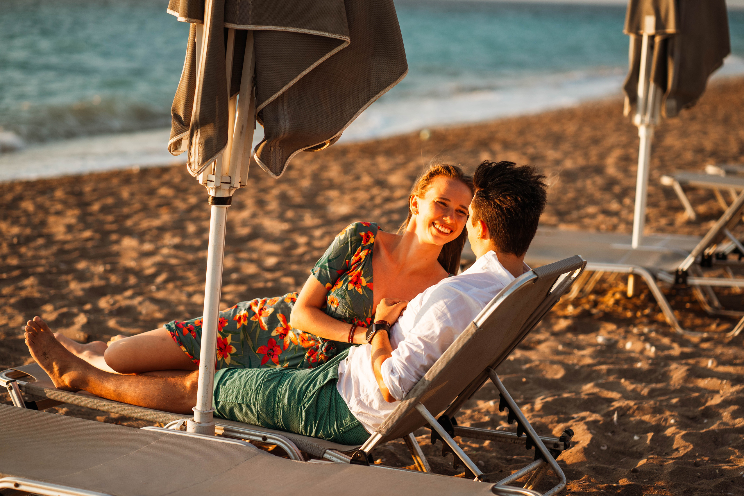 Laura and Tom. Photographer at Santorini