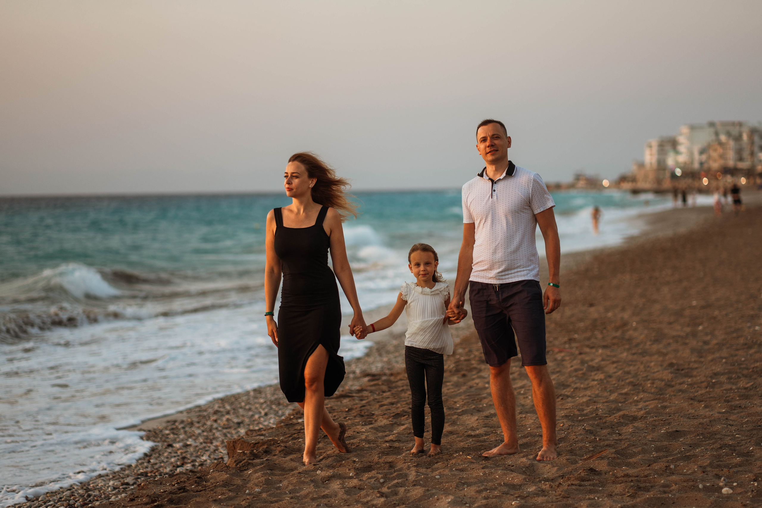 Валентина, Руслан и их прекрасная дочь Мария. Фотограф в Греции на Родосе Александра Макиди