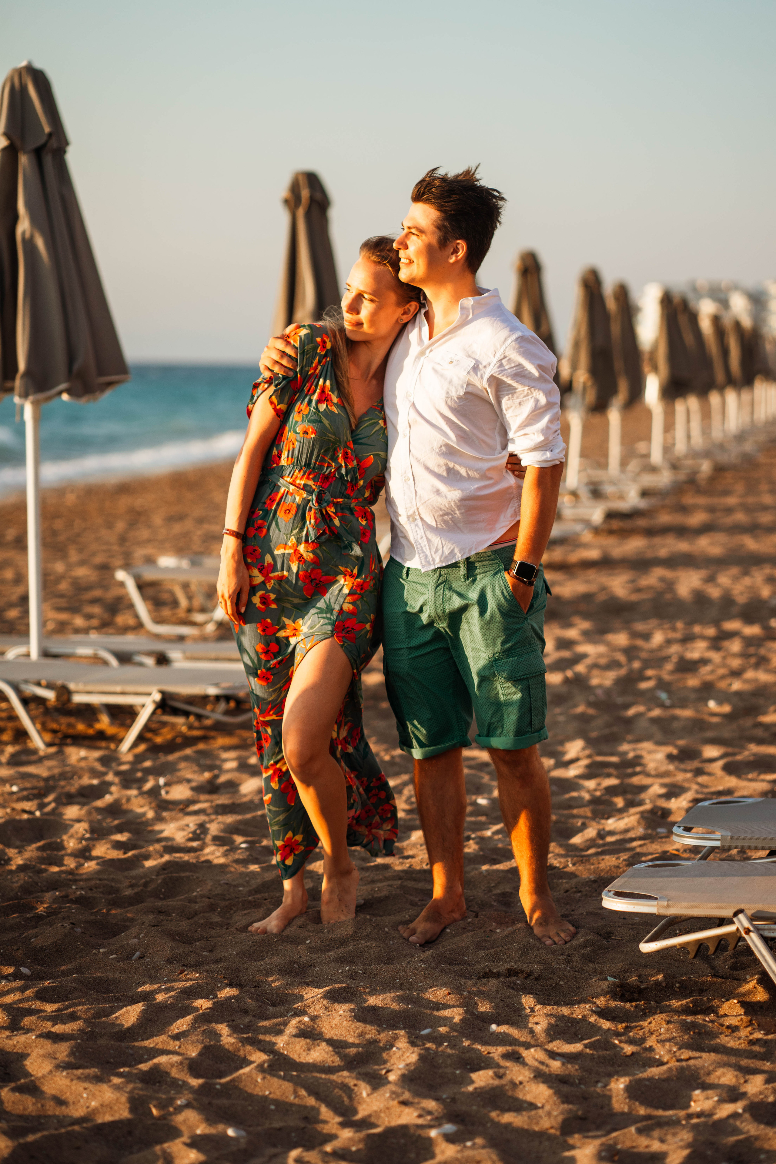 Laura and Tom. Photographer at Santorini