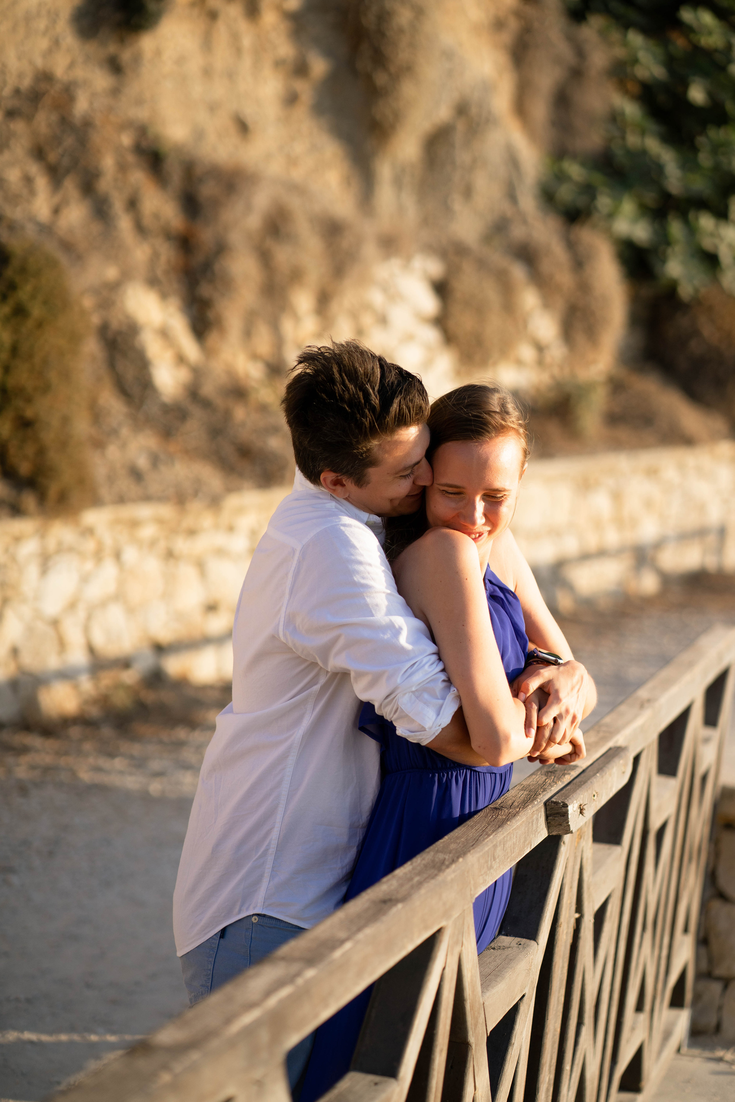 Laura and Tom. Photographer at Santorini