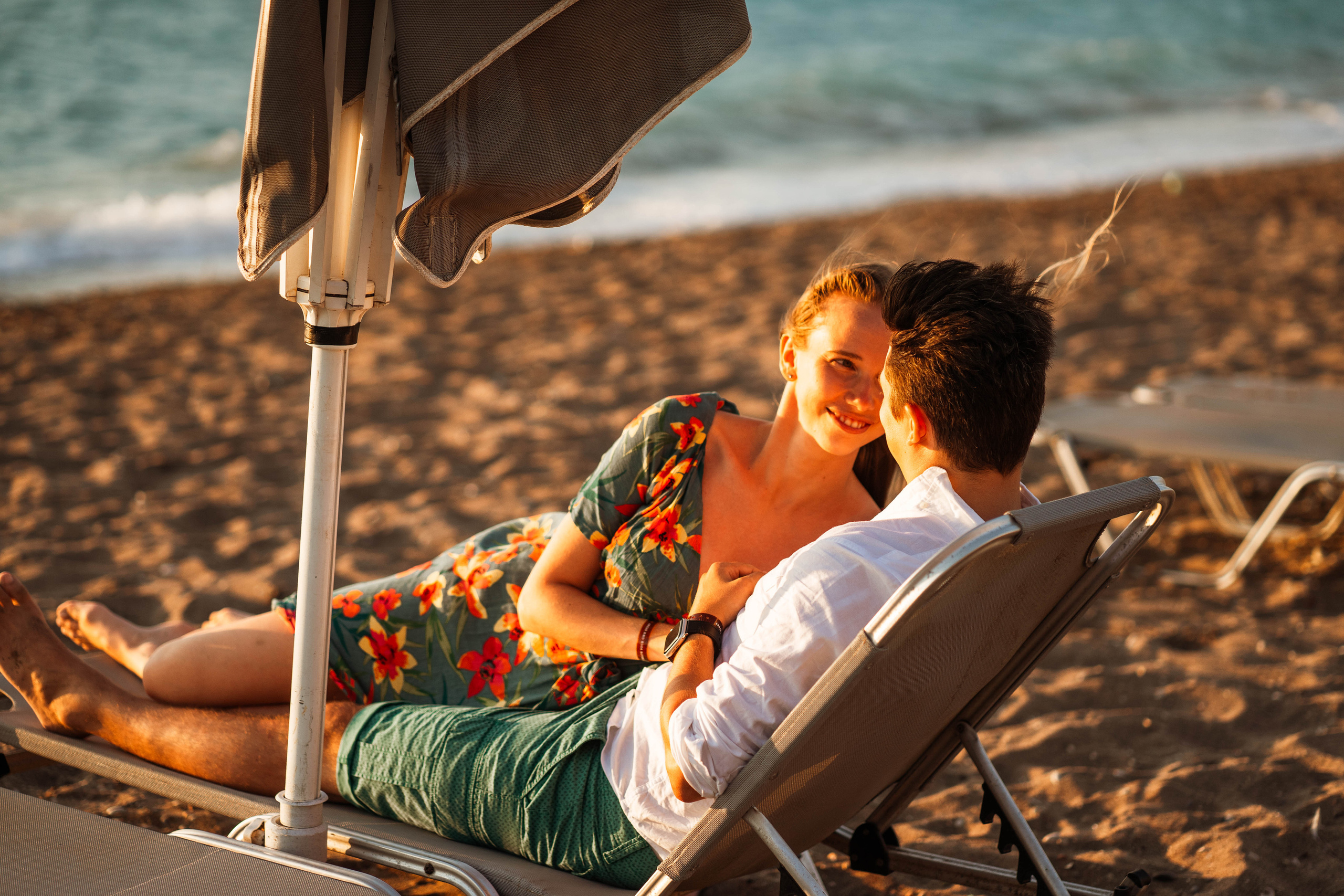 Laura and Tom. Photographer at Santorini