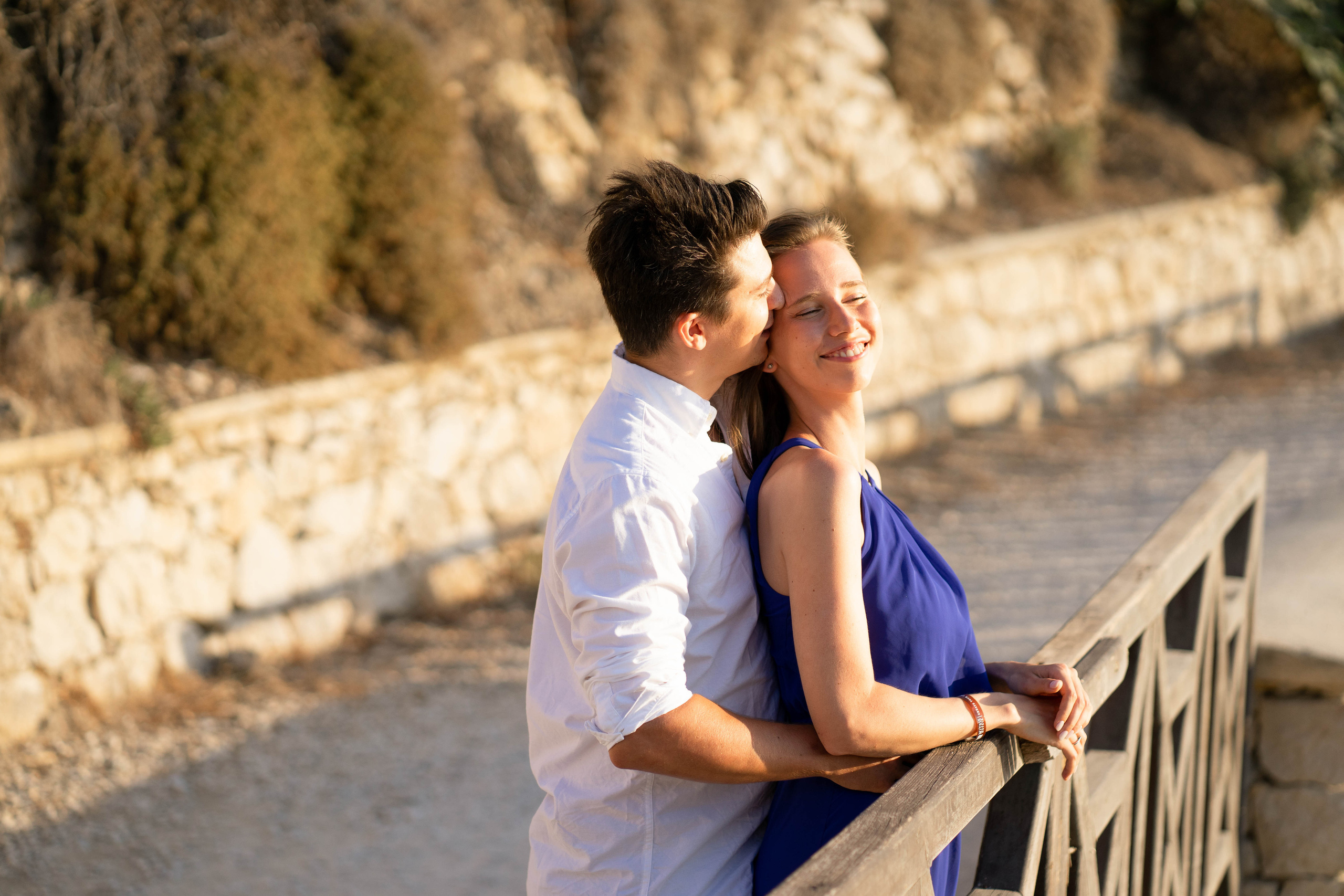 Laura and Tom. Photographer at Santorini