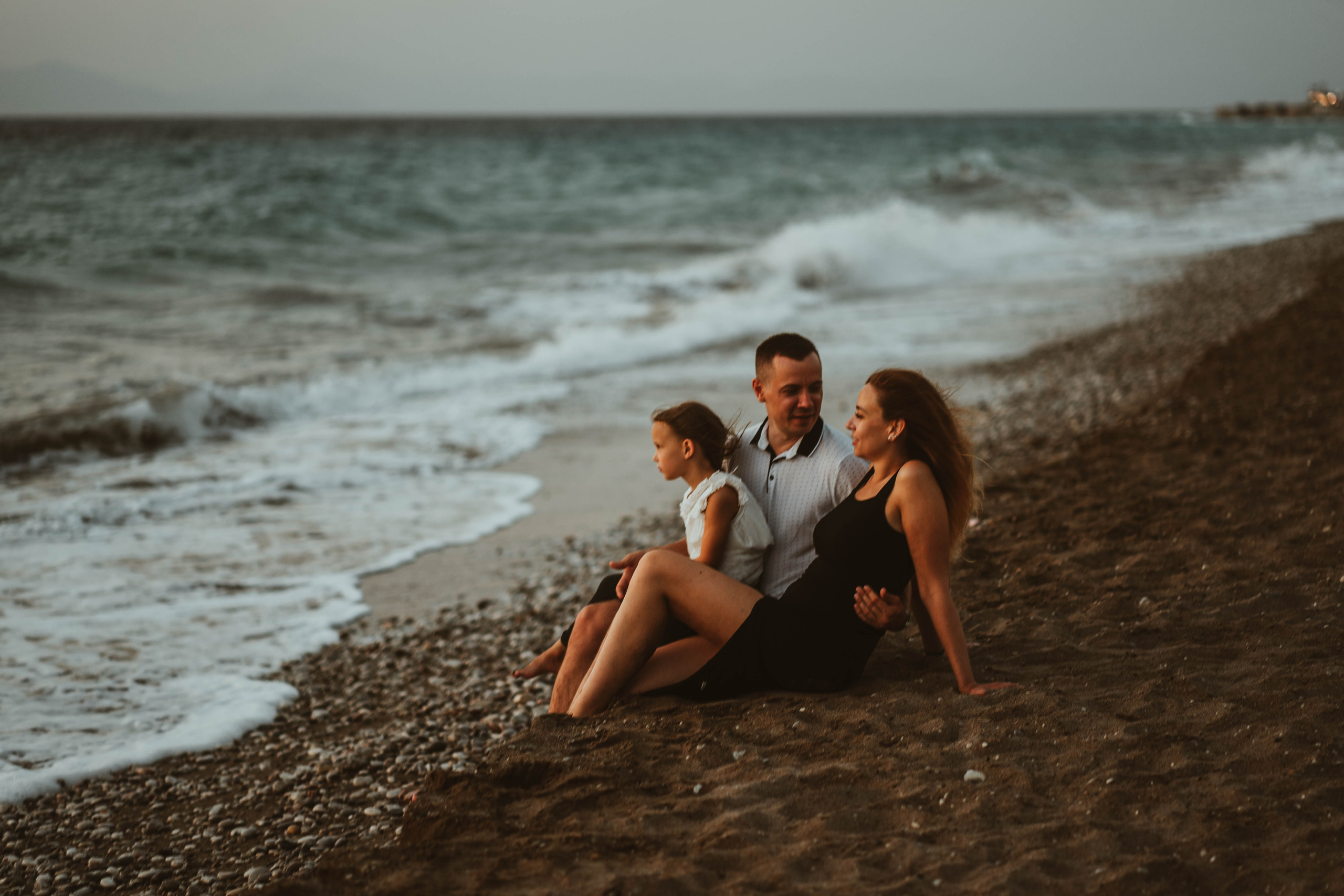 Валентина, Руслан и их прекрасная дочь Мария. Фотограф в Греции на Родосе Александра Макиди