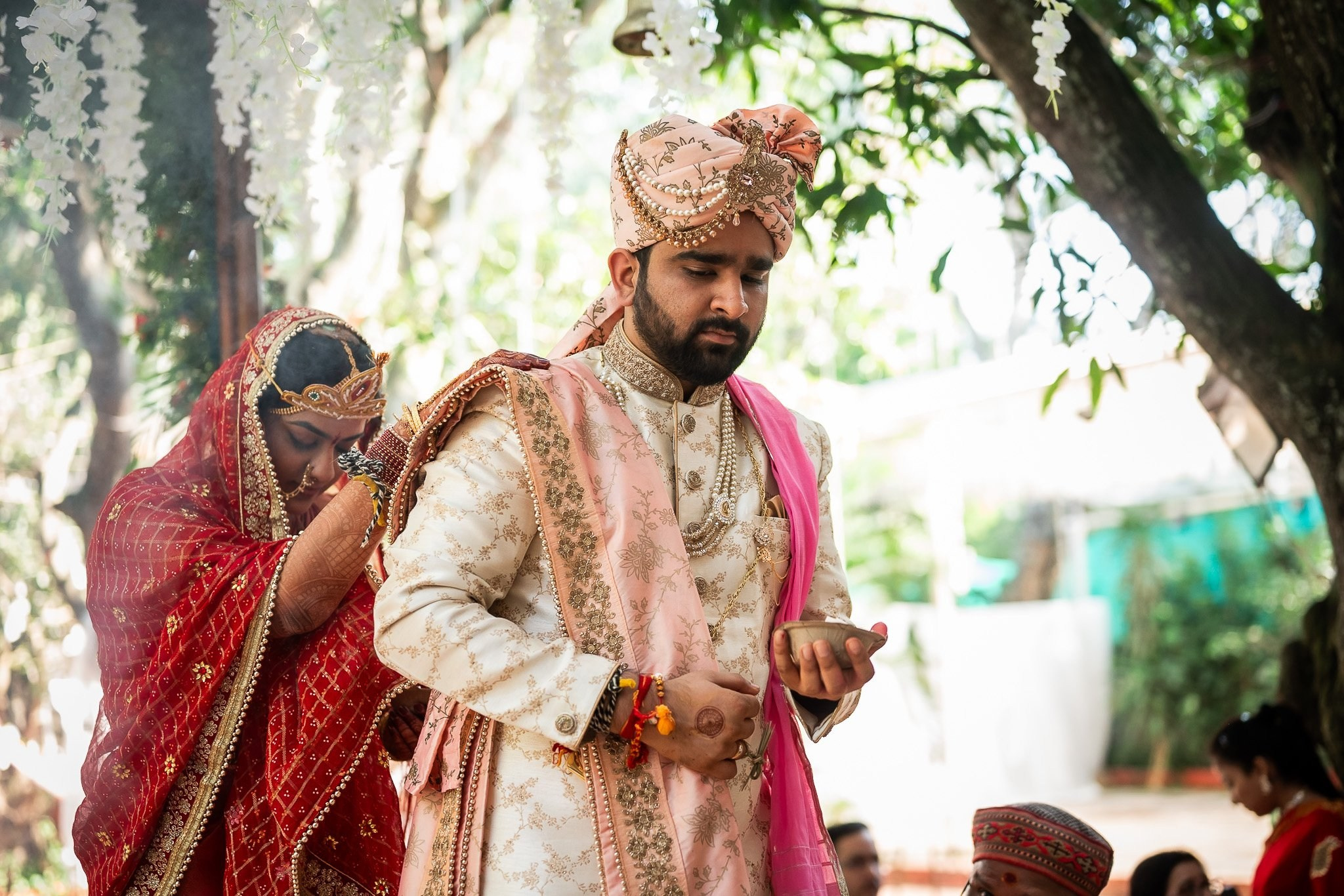 Telugu + Punjabi Fusion Wedding at Le Roma Gardenia resort, Bangalore, India