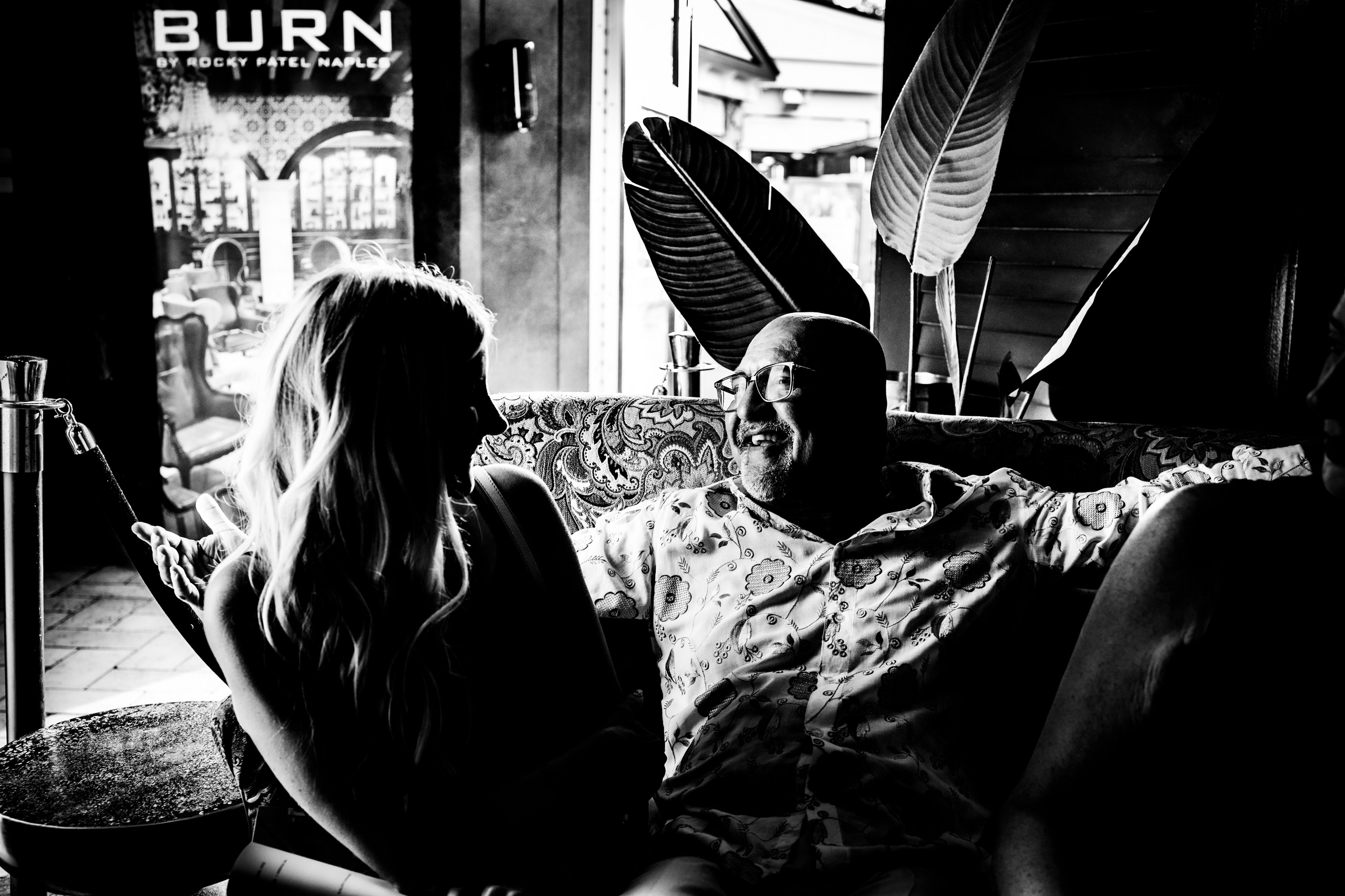 Burn Black and White Series. Out and About 239