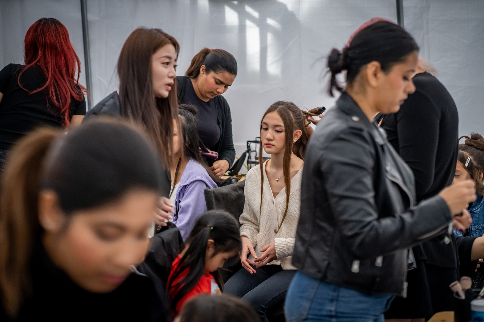 The blooms BTS. Vancouver Kids Photographer