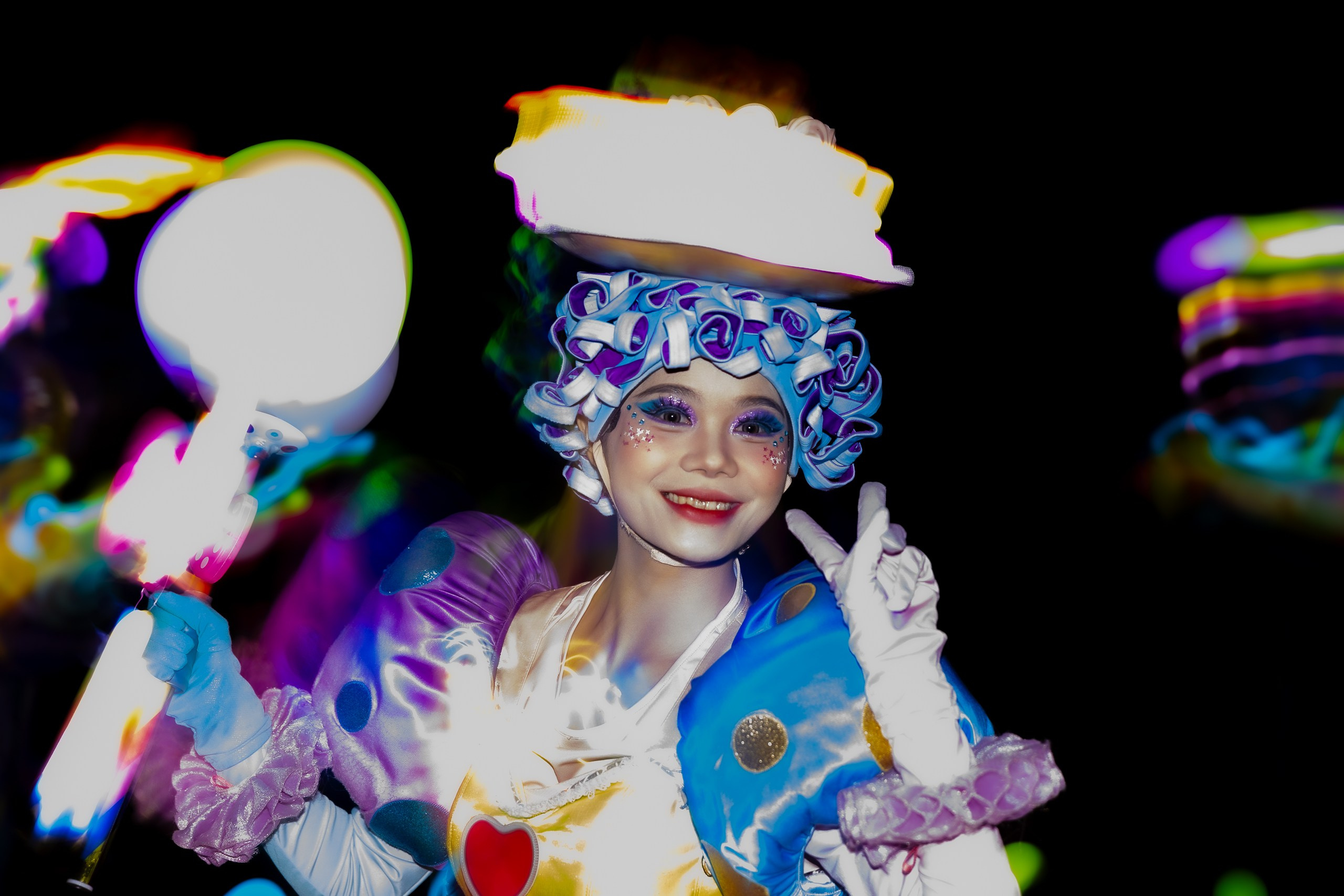 Ночной парад freezlight