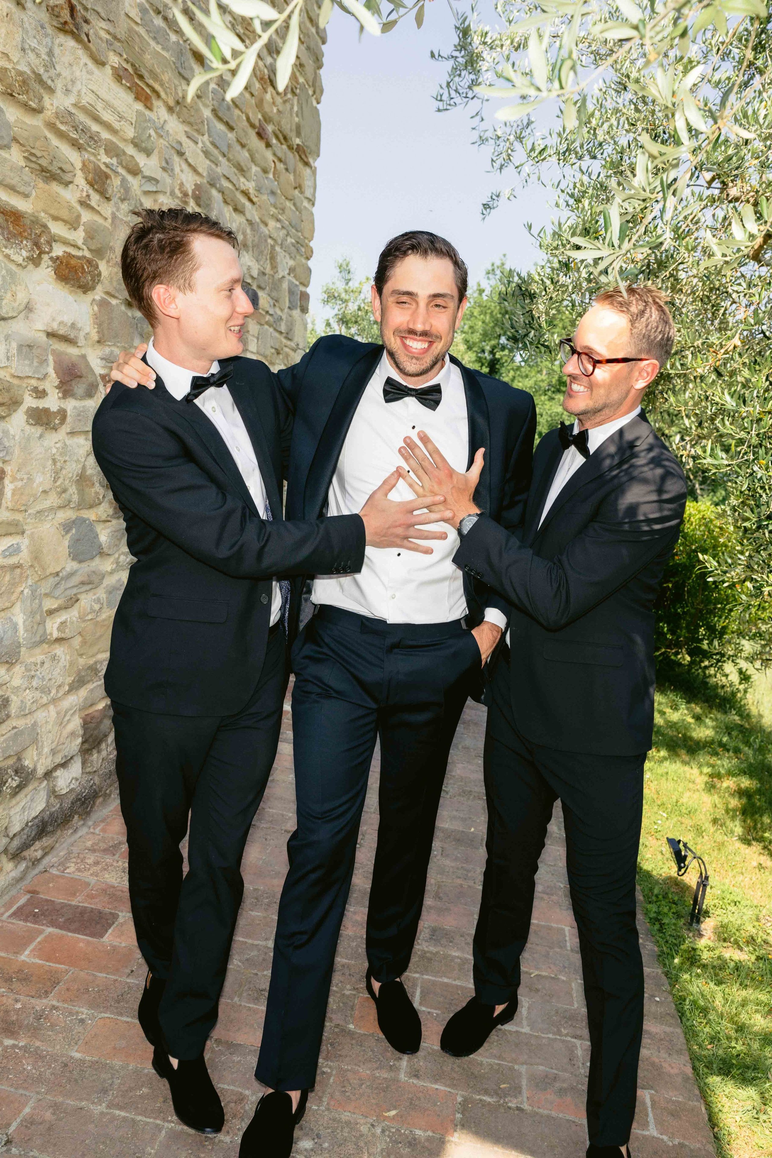 Getting Ready Groom at Borgo Bastia Creti 