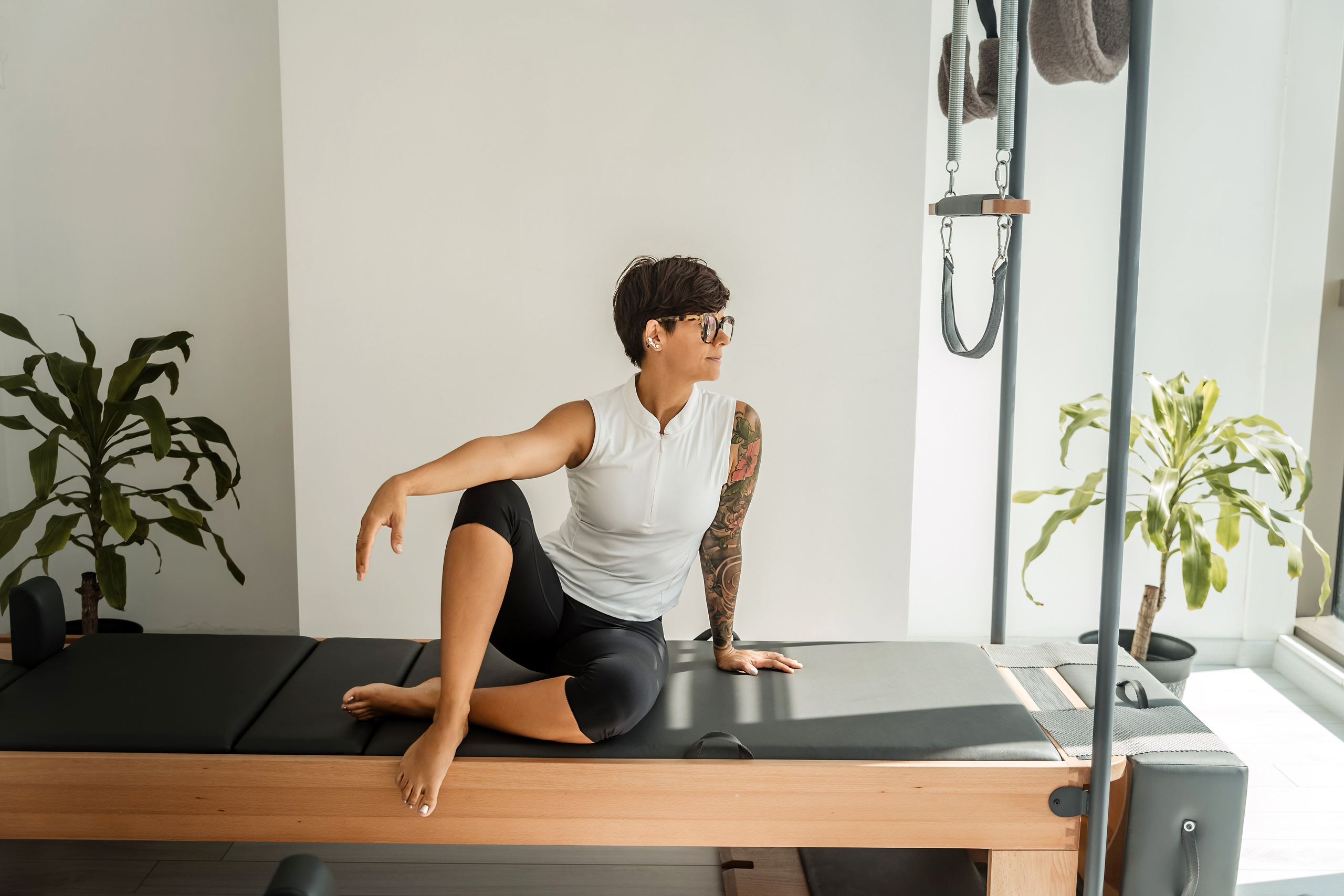 Photo session for a Pilates trainer