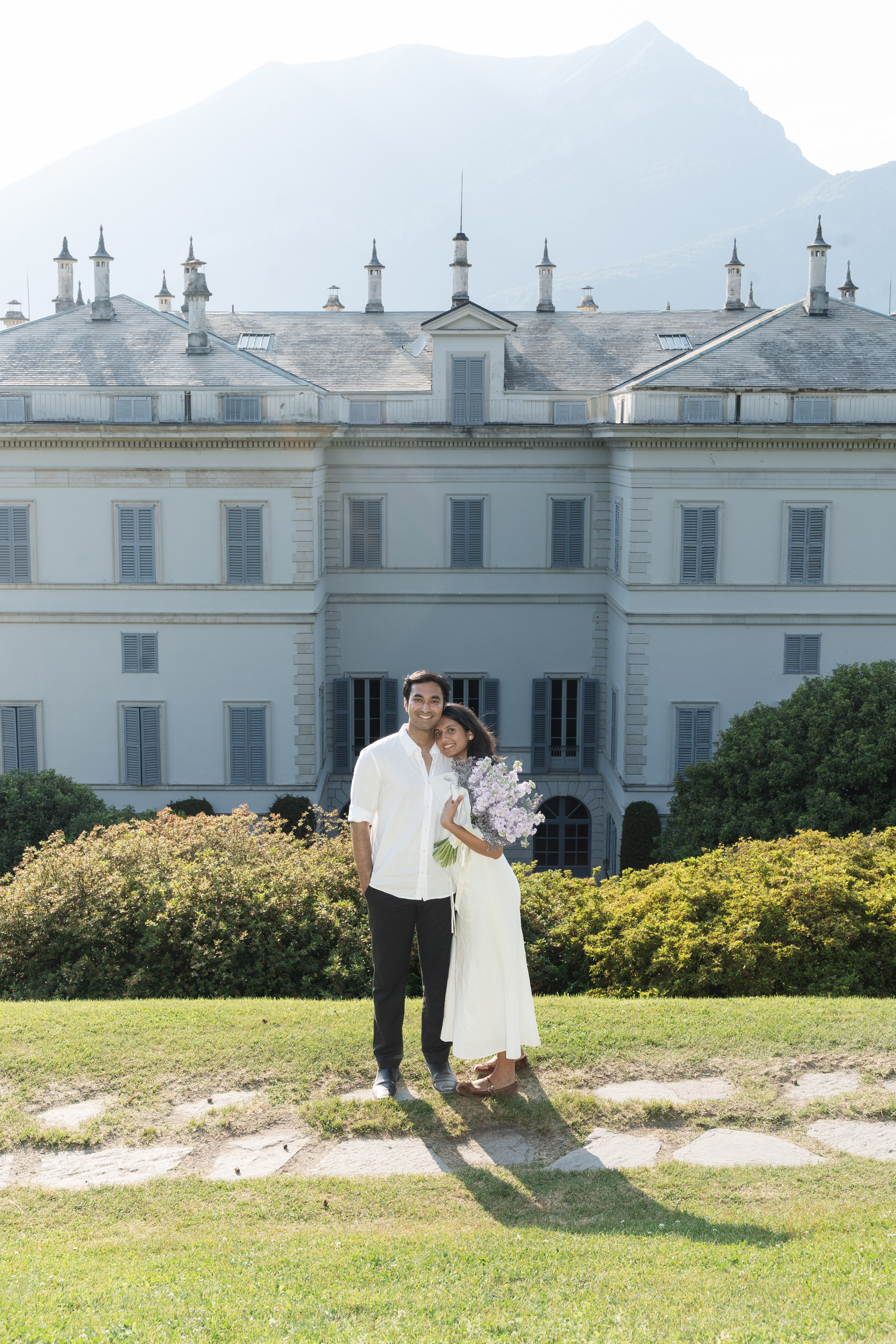 Secret Proposal at Villa Melzi, Lake Como. Lake Como Proposal Photographer | Surprise Proposals & Engagements
