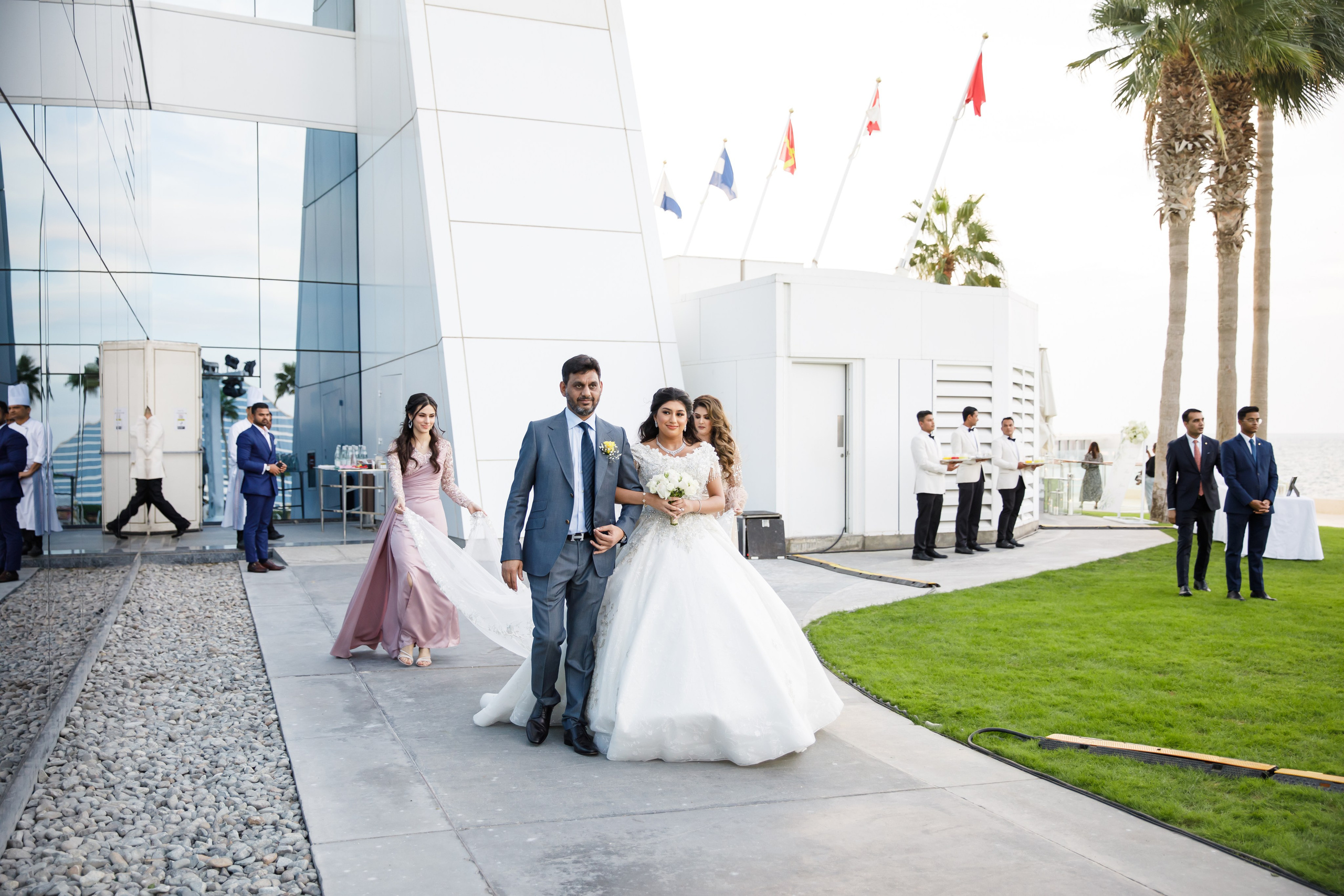 22/12/2023 Burj Al Arab wedding. Photographer Anna Curly | Weddings and Events in Dubai