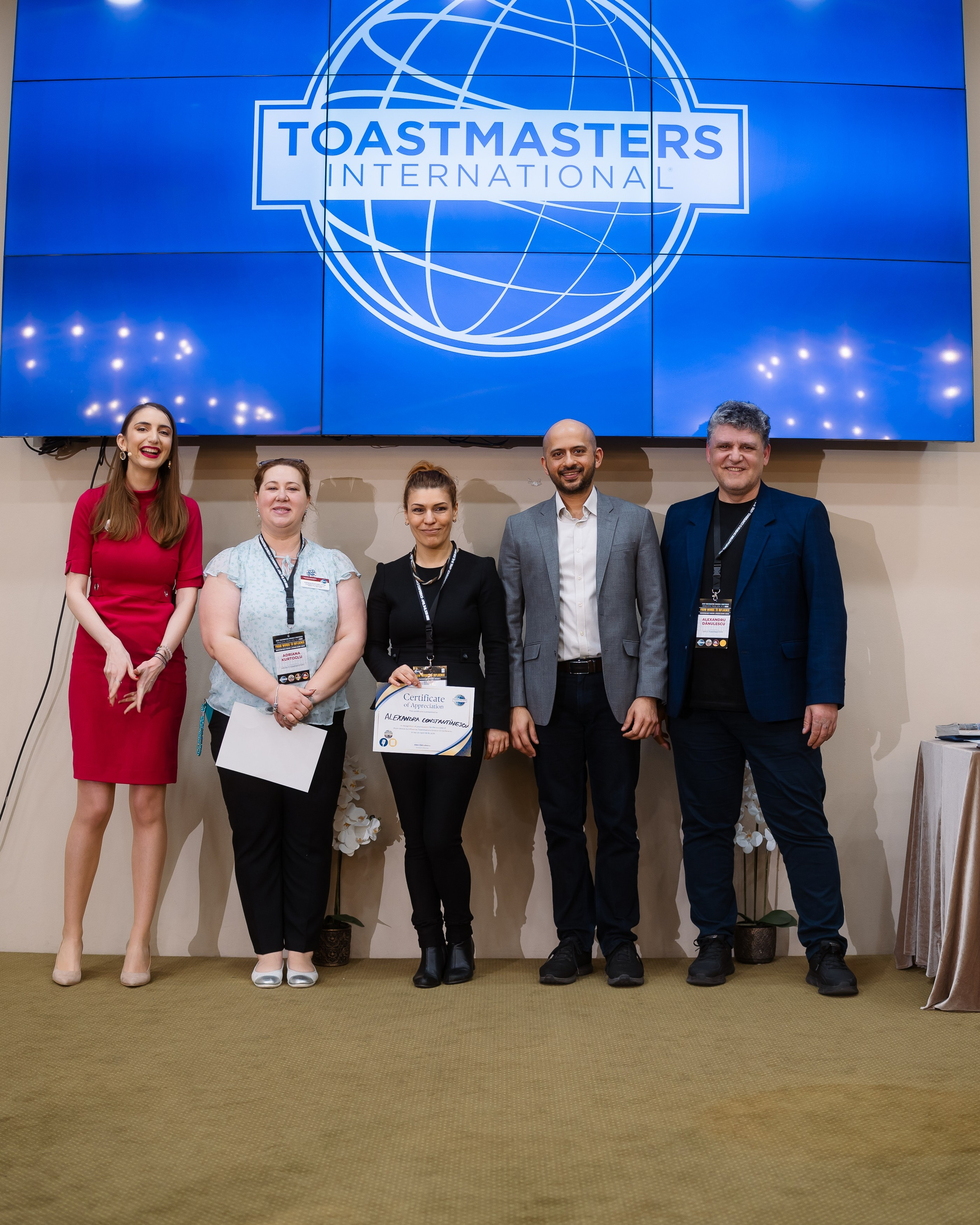 Toastmasters Conference. Marius Ciocan