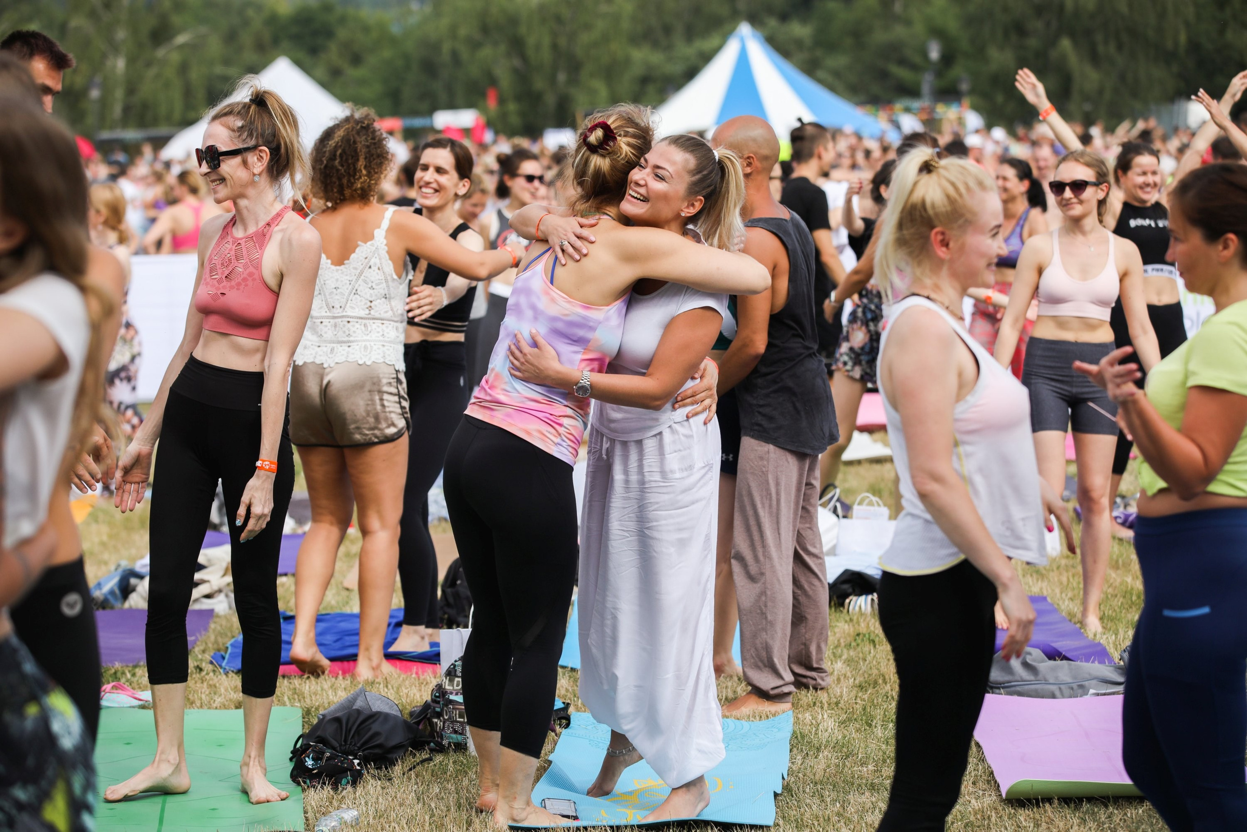 Yoga Day. True Story Photography