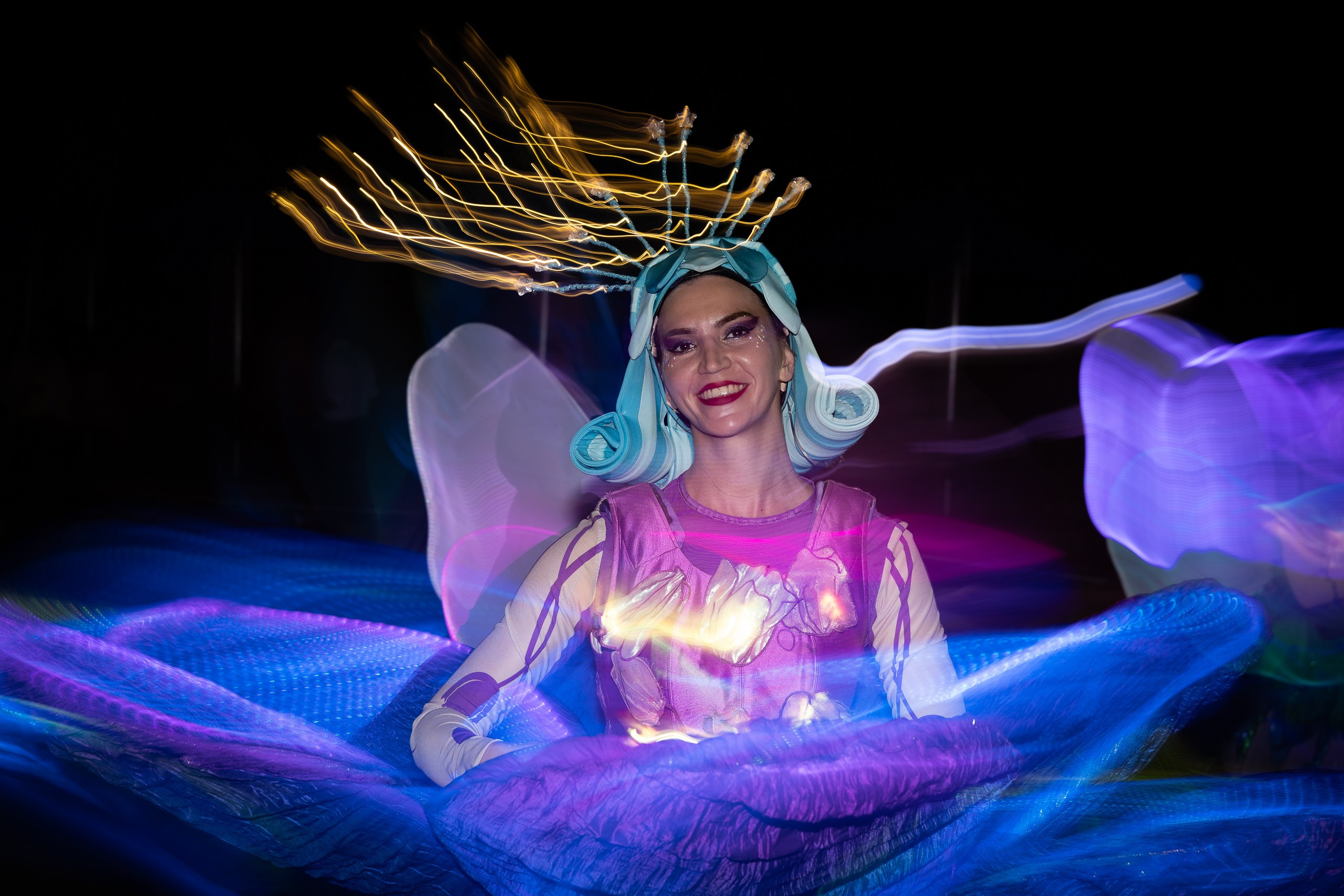 Ночной парад freezlight